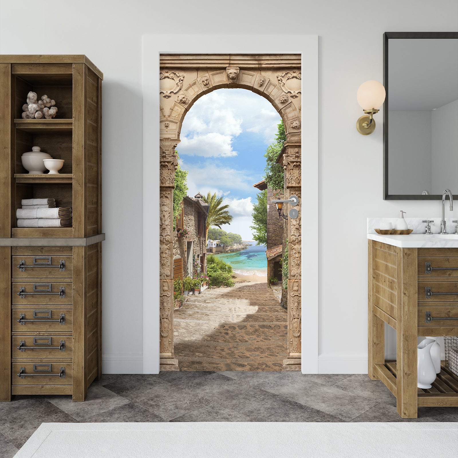 3D Shimen Walkway 22070 Door Mural