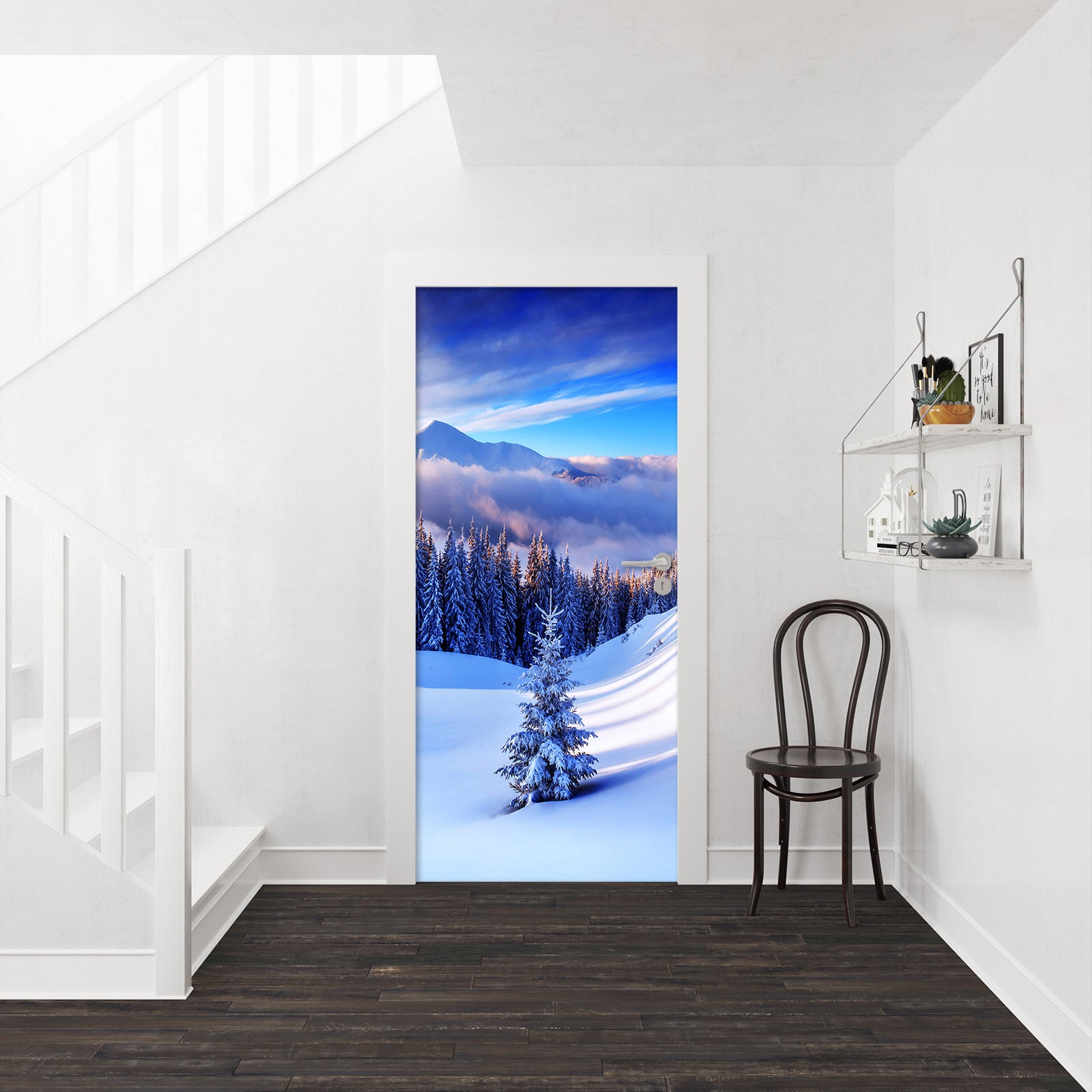 3D Snowfield 23114 Door Mural