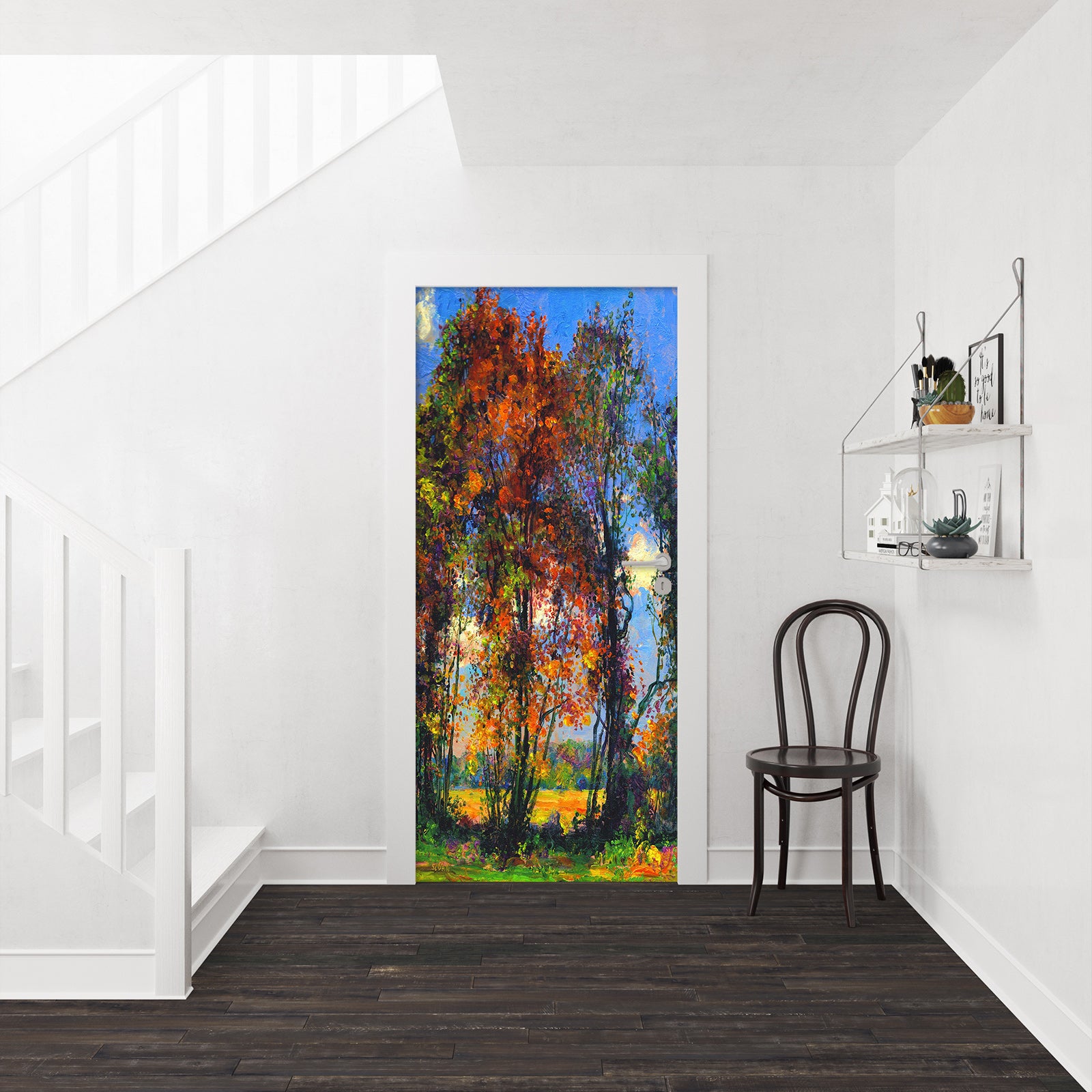 3D Maple Tree 225 Door Mural