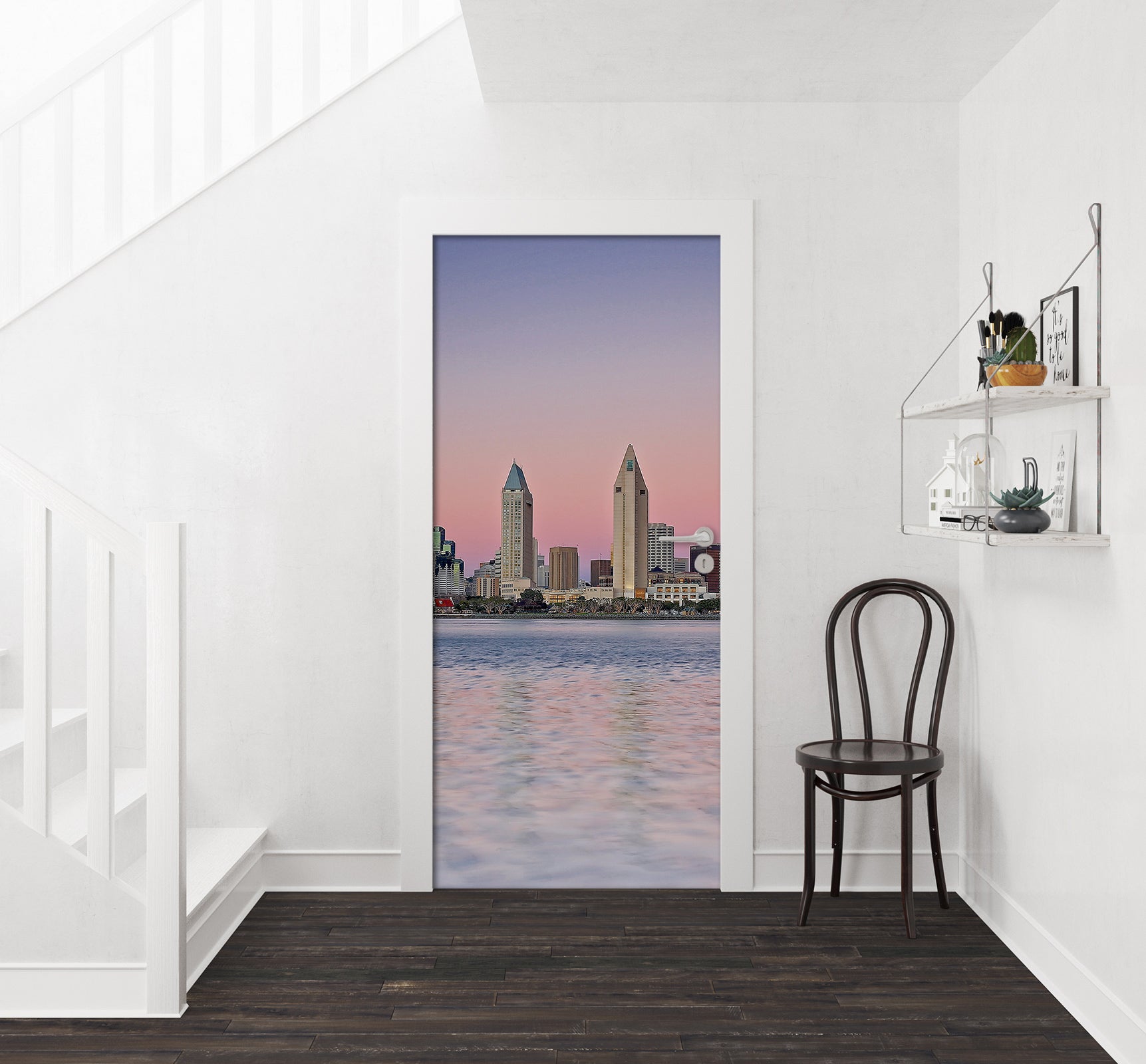 3D Ocean Building 110218 Kathy Barefield Door Mural