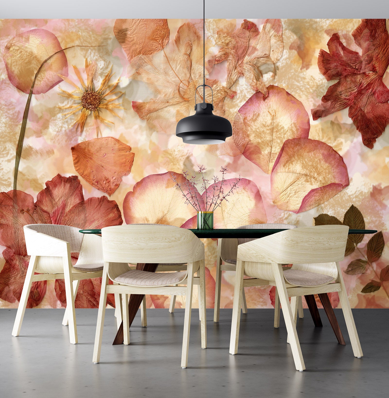 3D Flower Petals 58125 Wall Murals