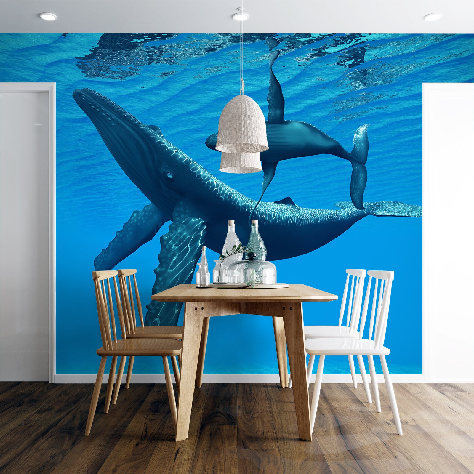 3D Whale 58138 Wall Murals