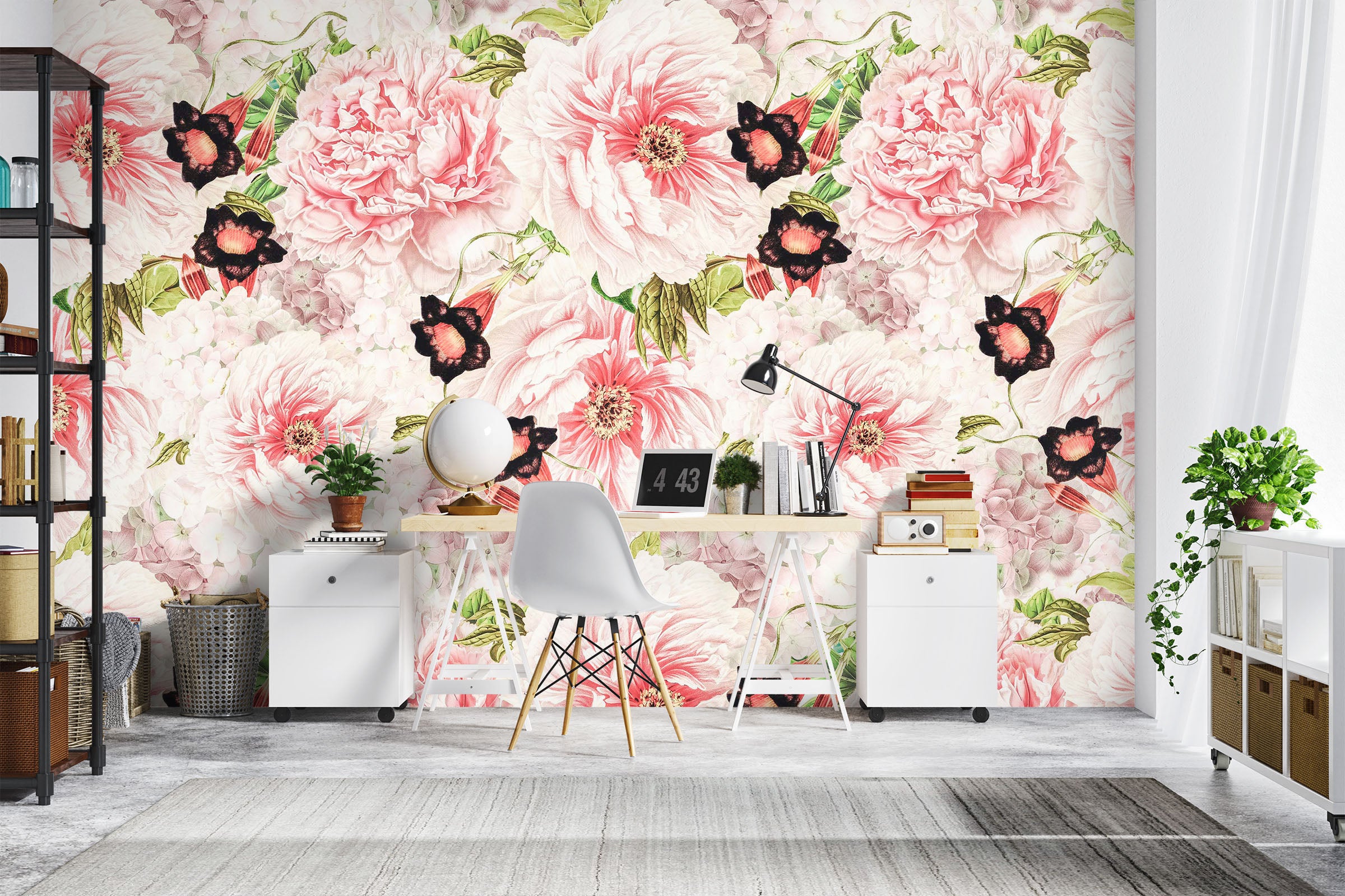 3D Pink World 127 Uta Naumann Wall Mural Wall Murals