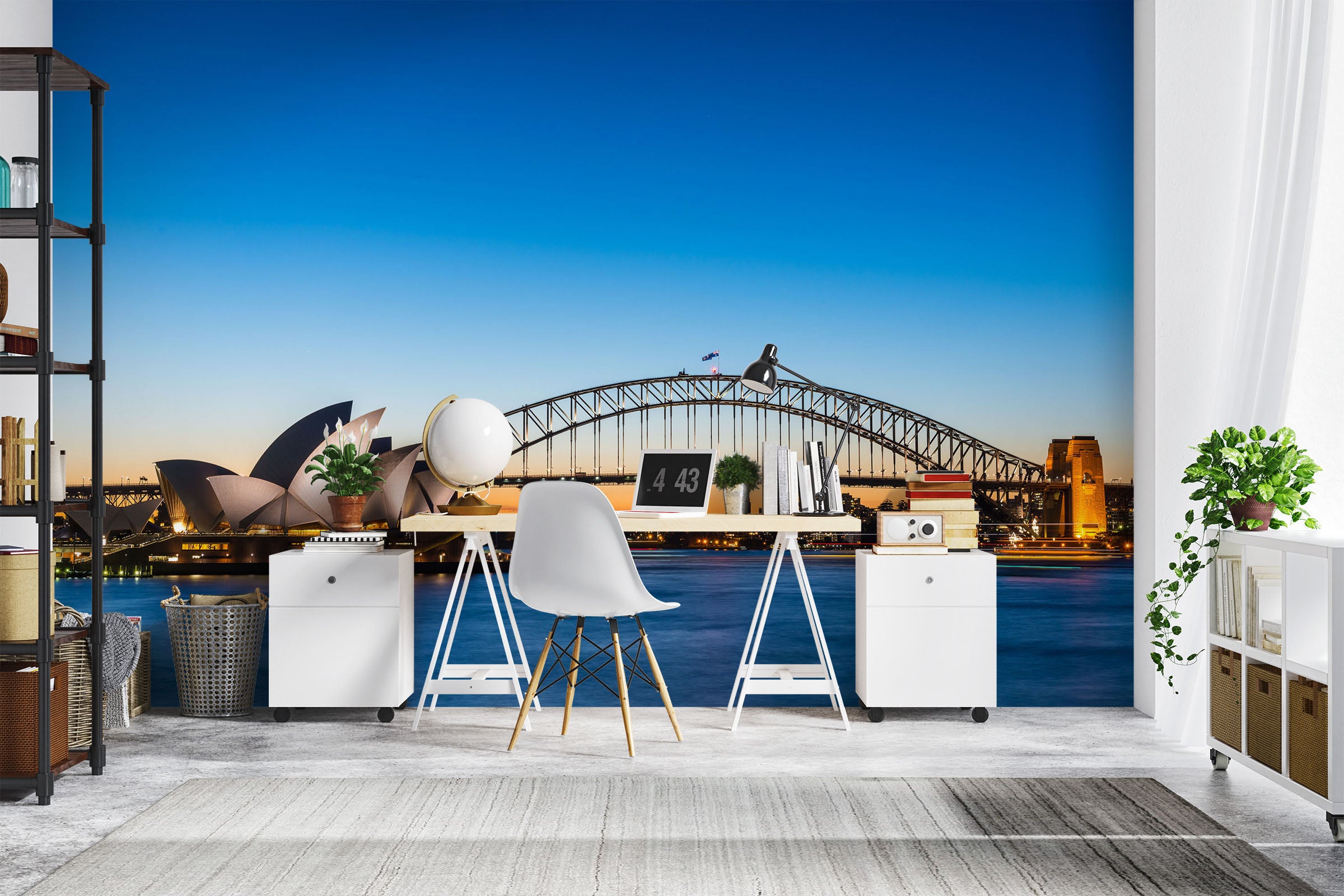 3D Sydney Bridge 1085 Wall Murals