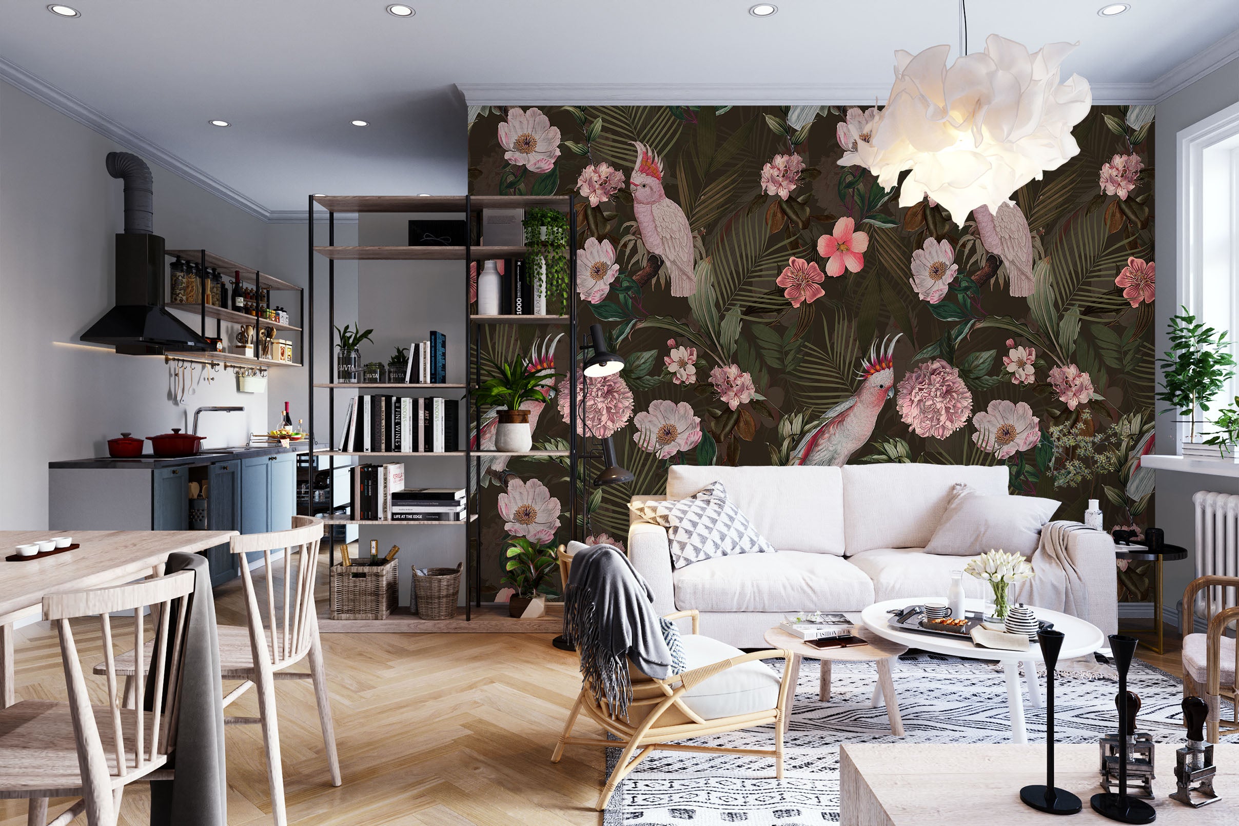 3D Rose Wall 130 Uta Naumann Wall Mural Wall Murals