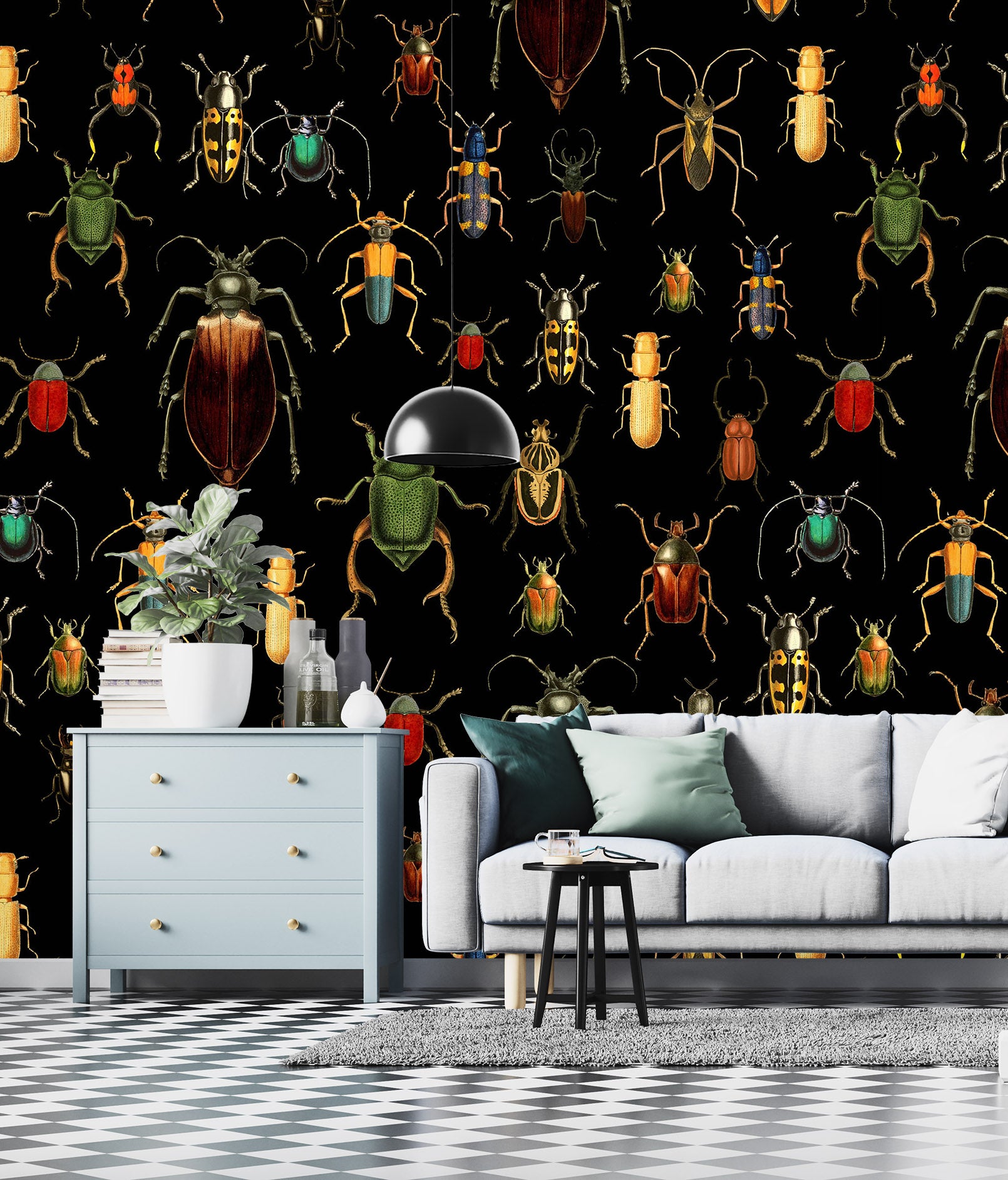 3D Colored Bug 117 Uta Naumann Wall Mural Wall Murals