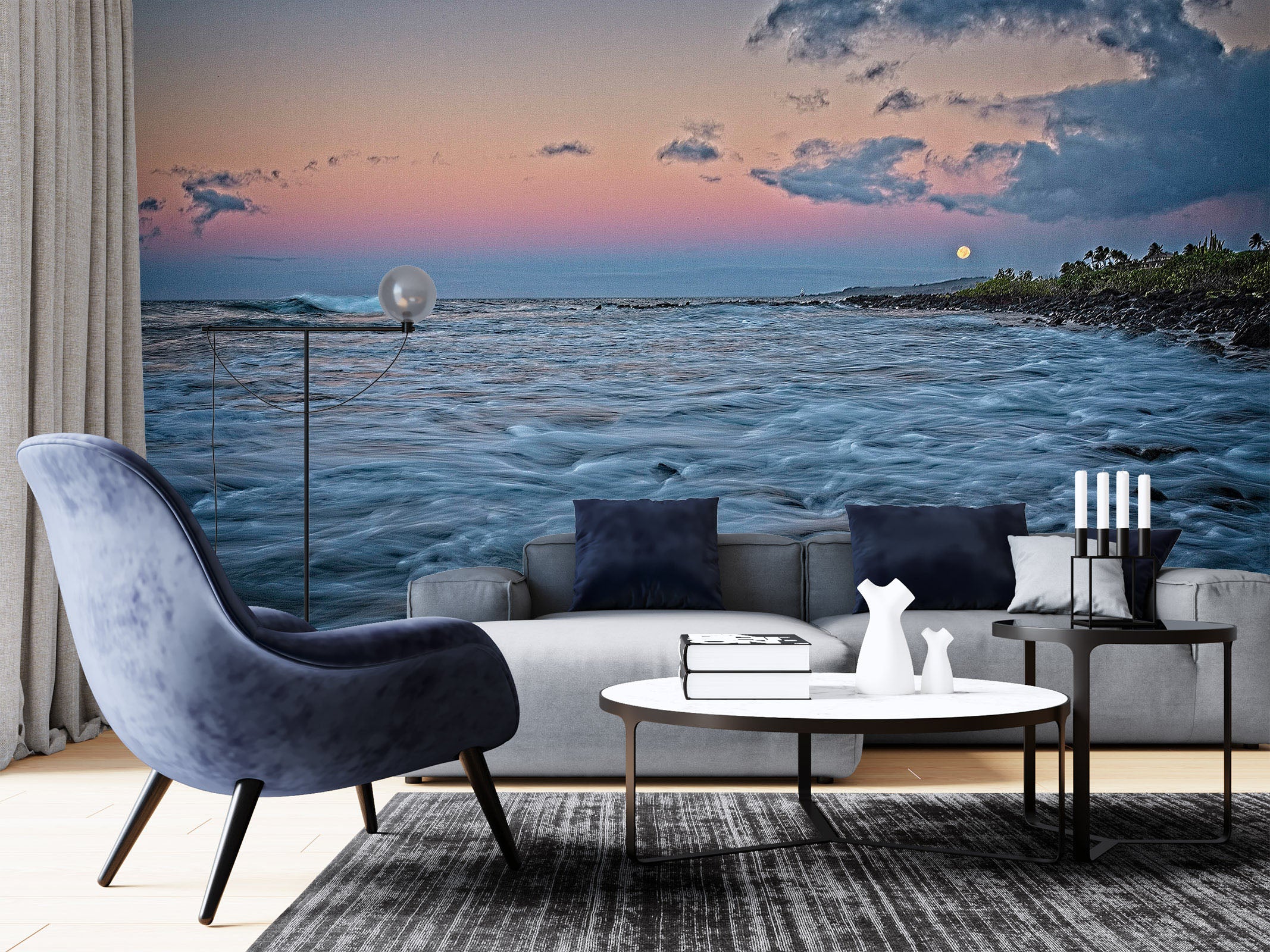 3D Sea Sky 61153 Kathy Barefield Wall Mural Wall Murals