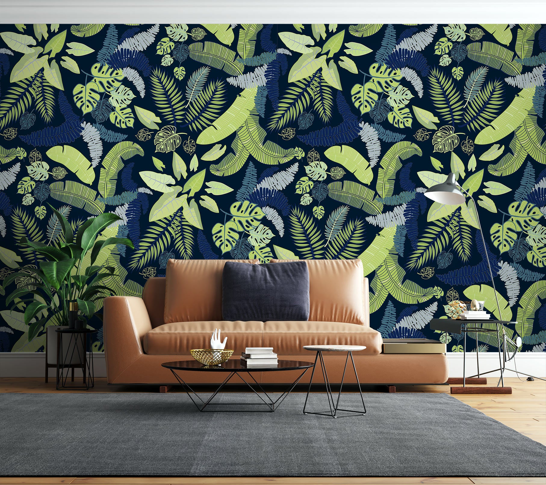 3D Leaves Grove 12066 Kashmira Jayaprakash Wall Mural Wall Murals