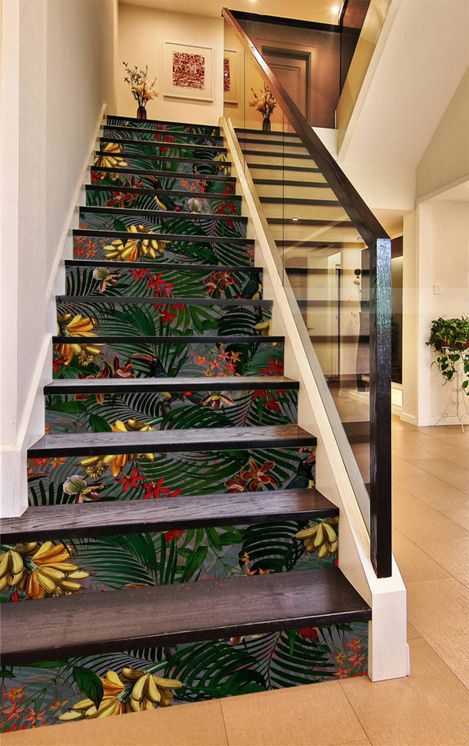 3D Grove Leaves 103212 Uta Naumann Stair Risers