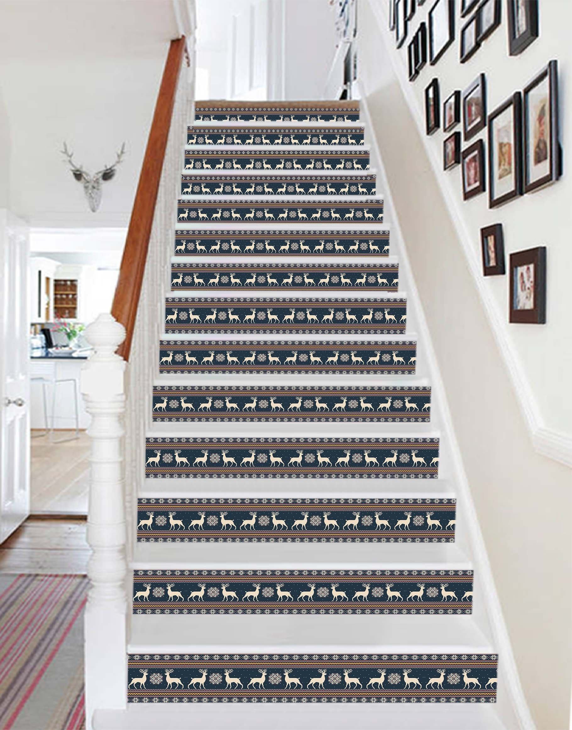 3D Elk 3069 Stair Risers Wallpaper AJ Wallpaper 