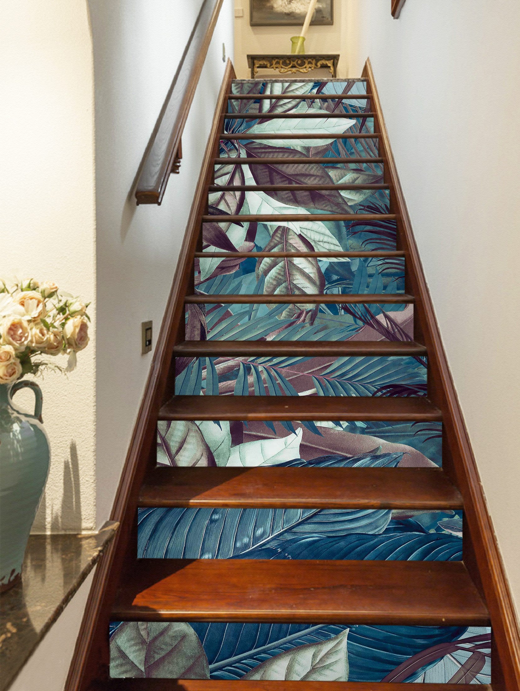 3D Leaf Pattern 10471 Andrea Haase Stair Risers