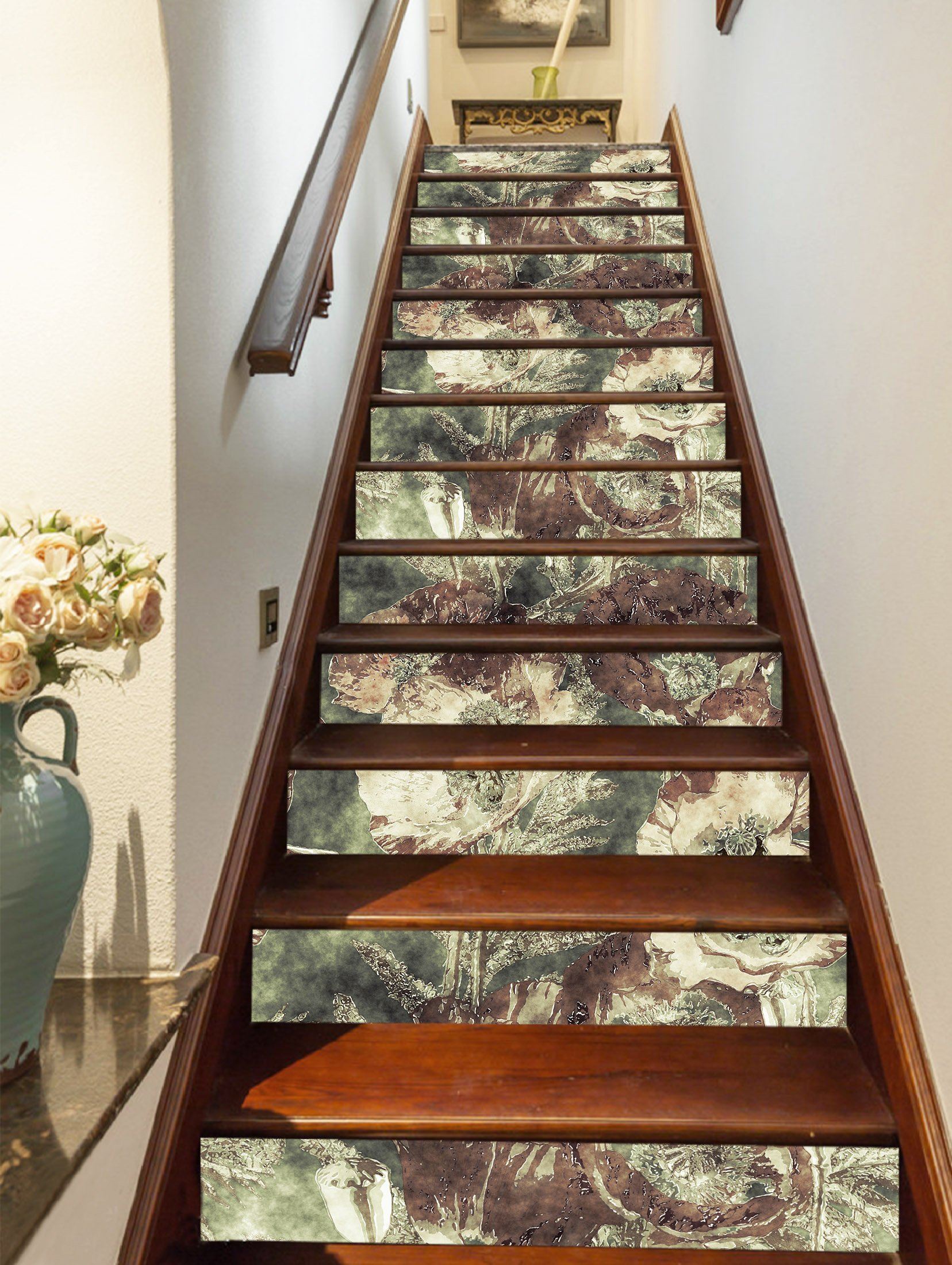 3D Oil Painting 7429 Stair Risers Wallpaper AJ Wallpaper 