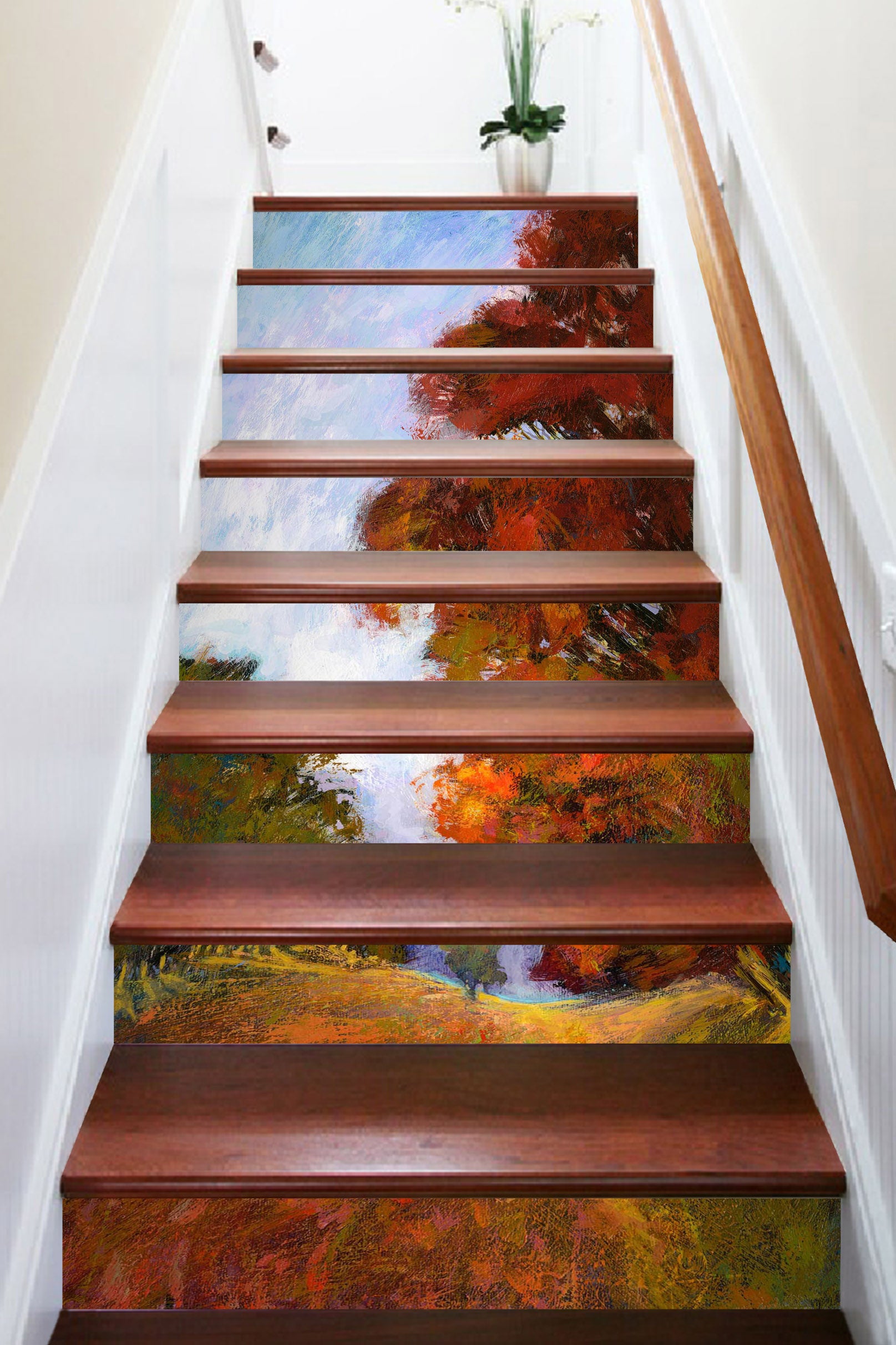 3D Brown Trees 104187 Michael Tienhaara Stair Risers