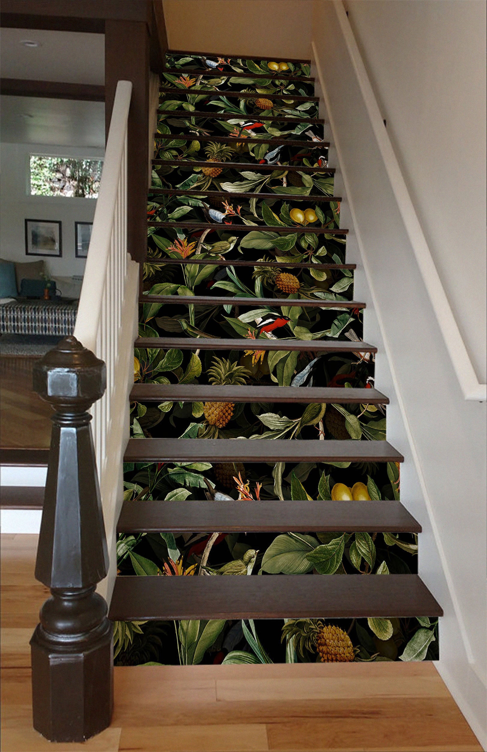 3D Bush Leaves 103223 Uta Naumann Stair Risers