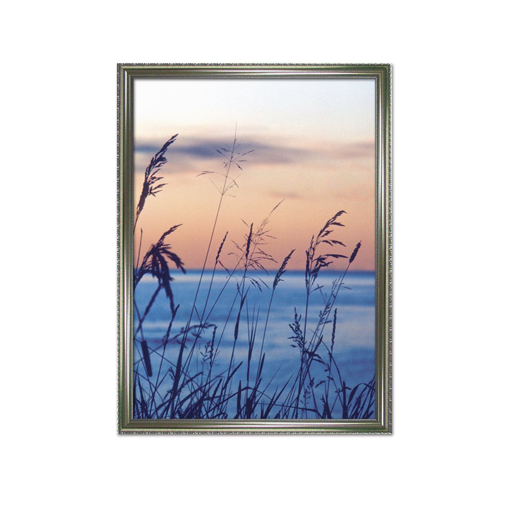 3D Lakeside Grass 011 Fake Framed Print Painting Wallpaper AJ Creativity Home 