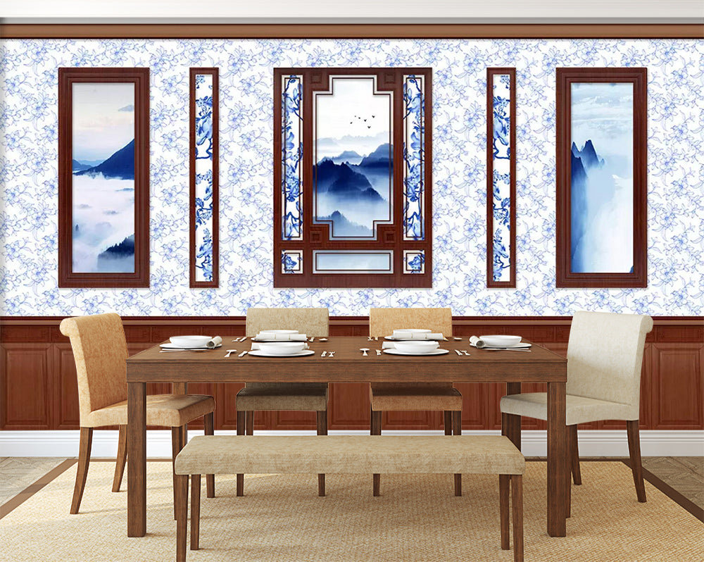 3D Mountain Photo Frame WC533 Wall Murals