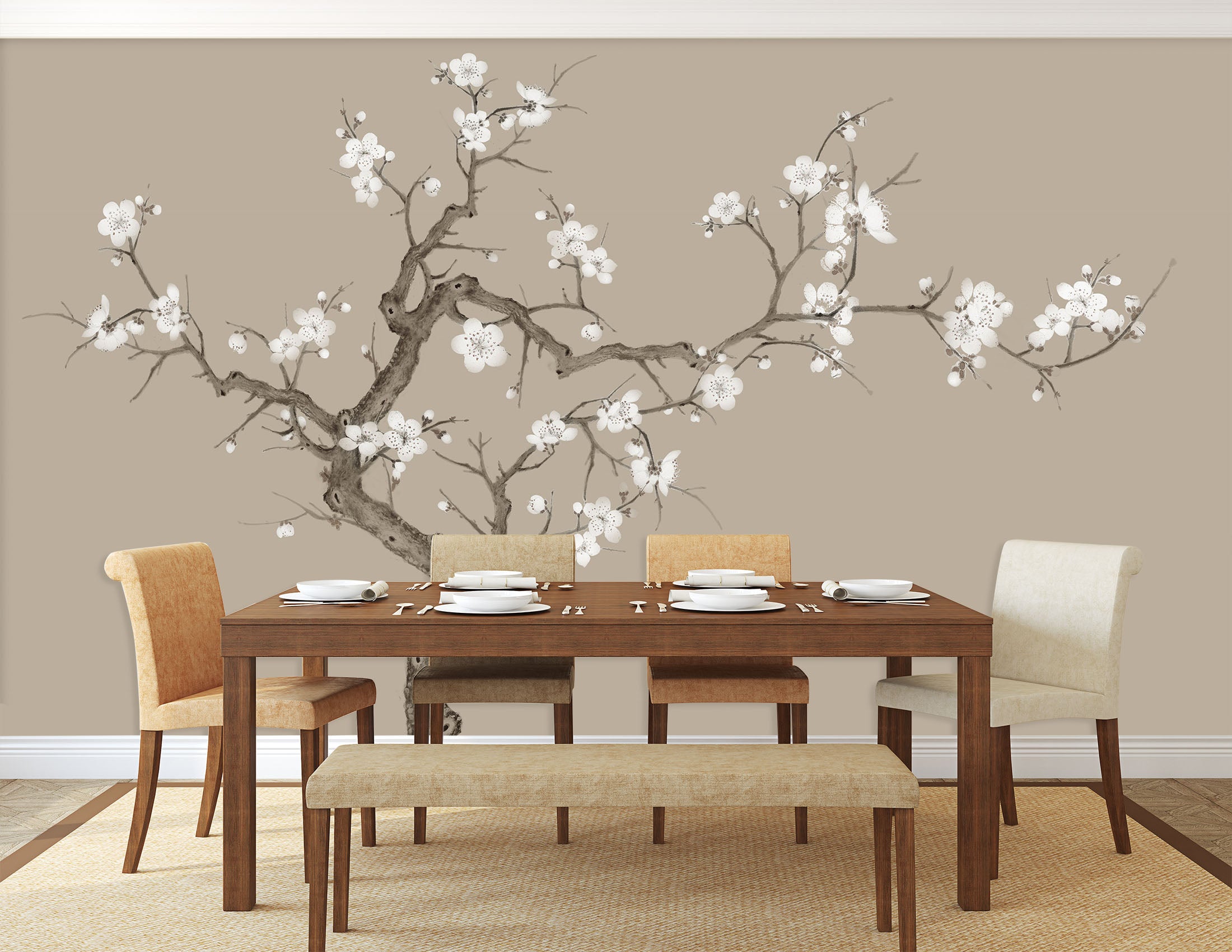 3D Bright Flowers 1449 Wall Murals