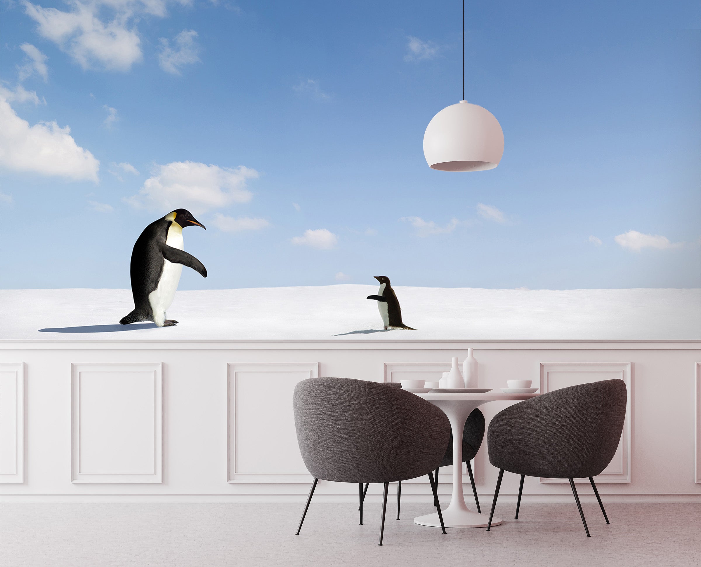 3D Sunshine Penguin 356 Wall Murals