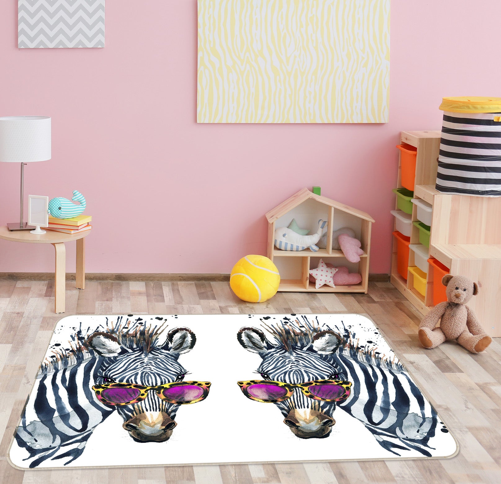 3D Zebra 68152 Animal Non Slip Rug Mat