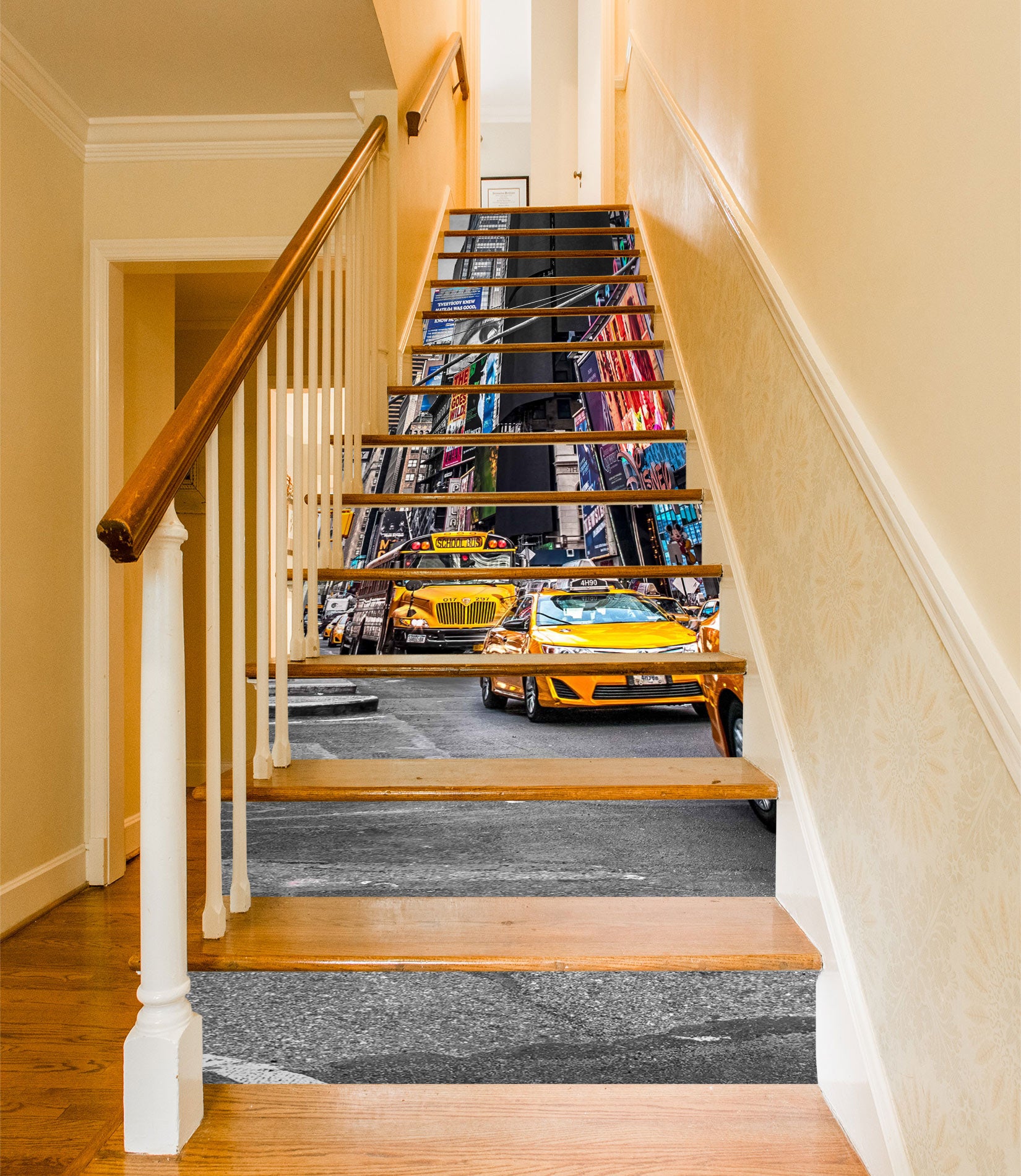 3D New York City Taxi 9990 Assaf Frank Stair Risers