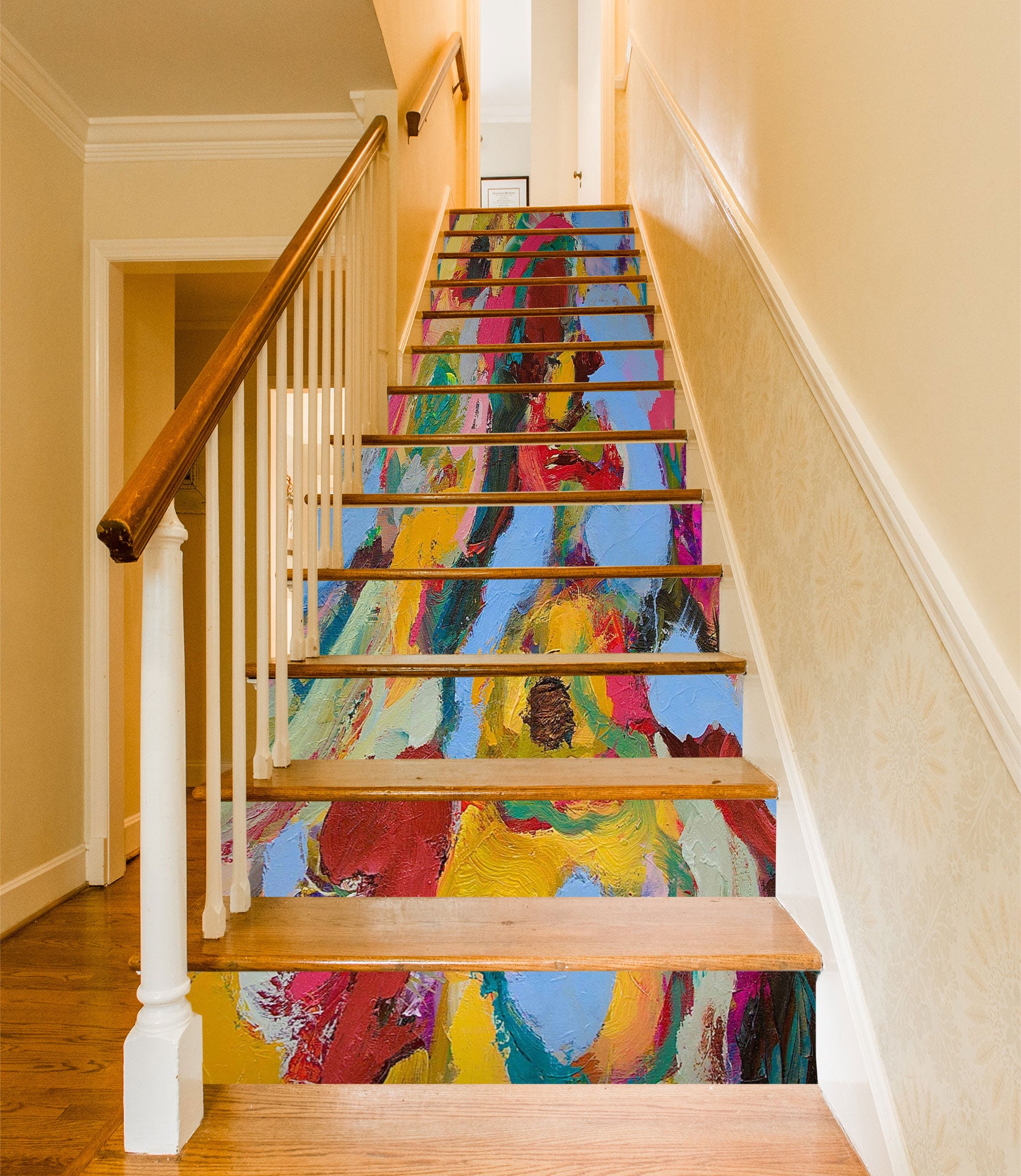 3D Color Oil Painting 90165 Allan P. Friedlander Stair Risers