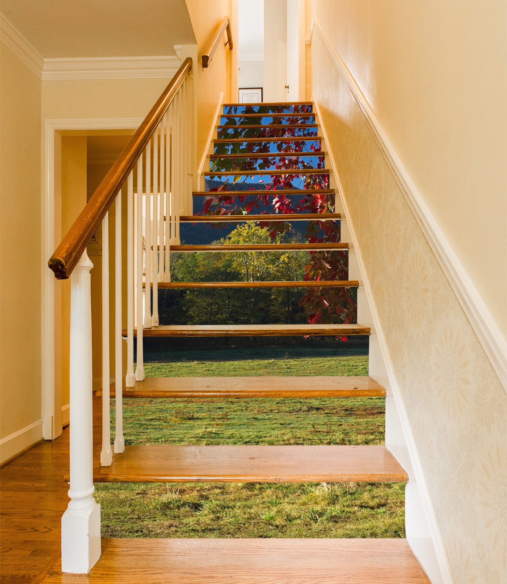 3D Lawn Trees 98218 Kathy Barefield Stair Risers