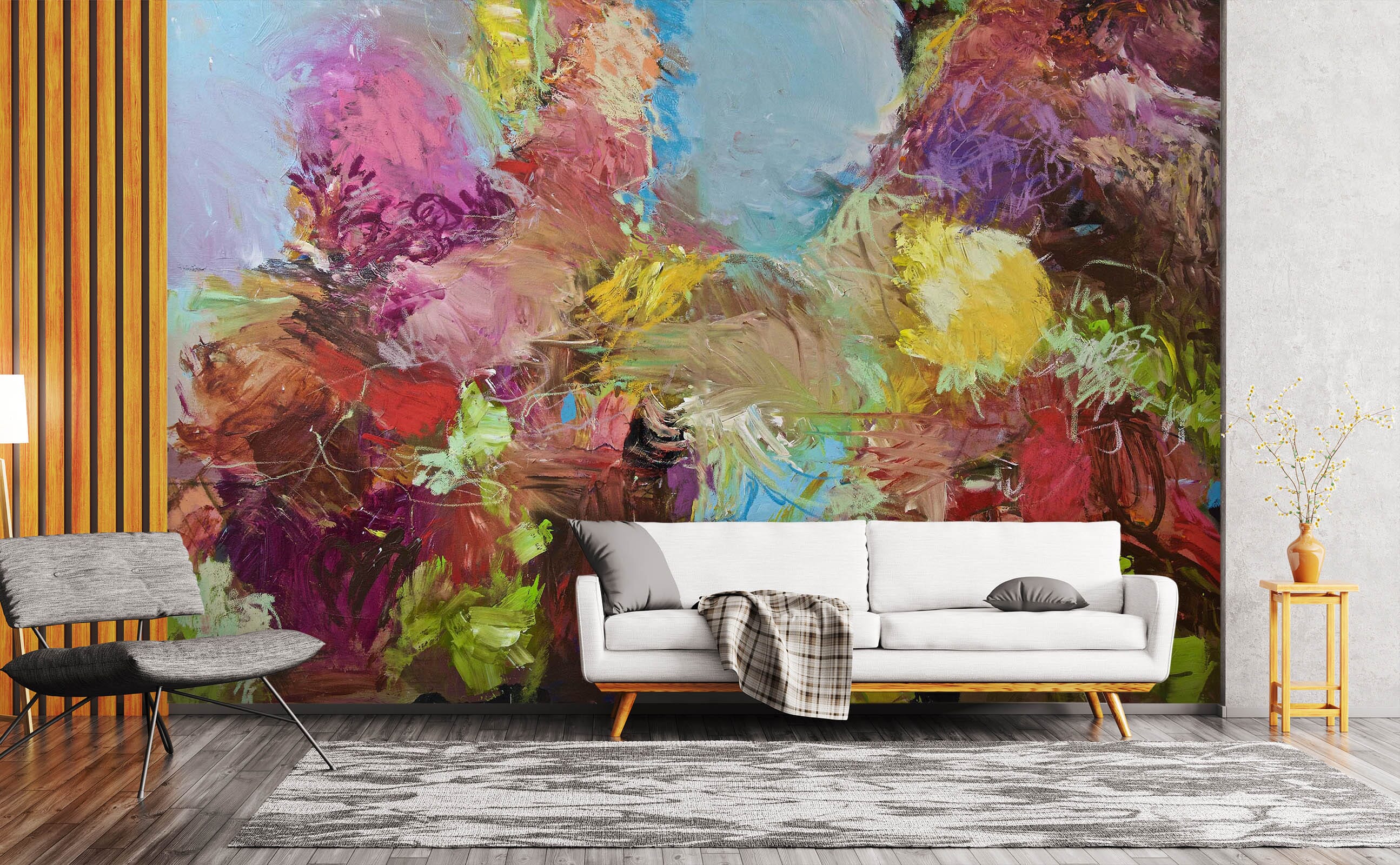 3D Oil Painting Flower 111 Allan P. Friedlander Wall Mural Wall Murals Wallpaper AJ Wallpaper 2 