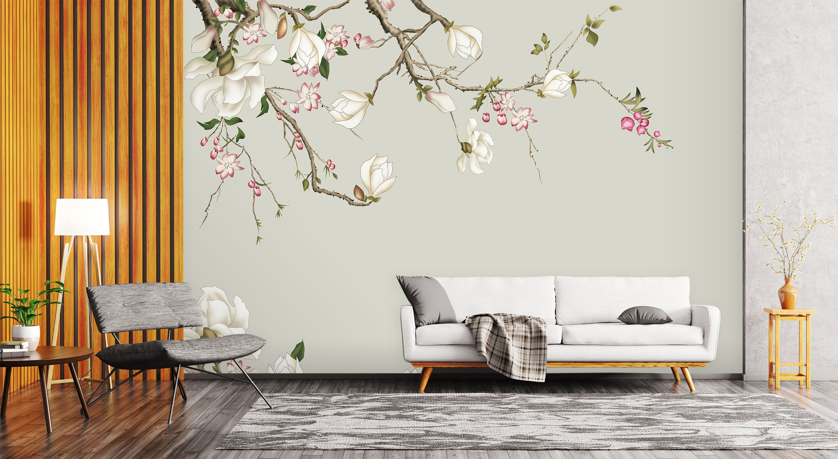 3D Flowers Bloom 2068 Wall Murals