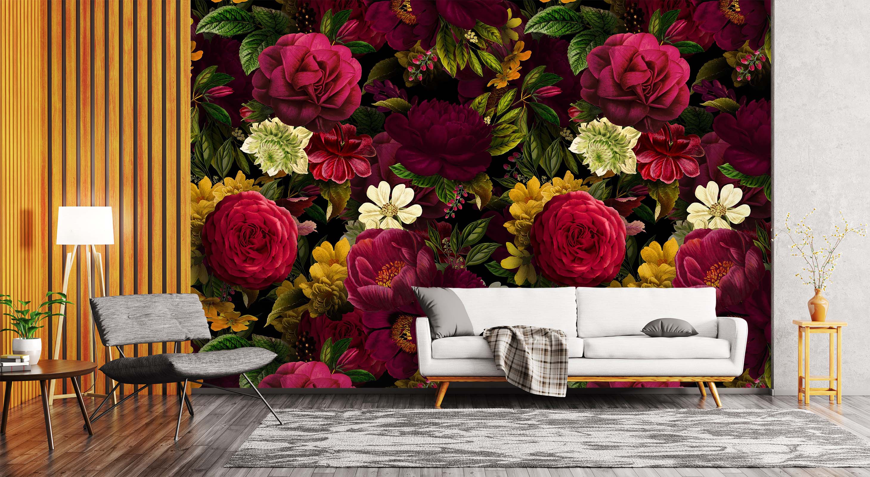 3D Frosty Rose 1399 Uta Naumann Wall Mural Wall Murals