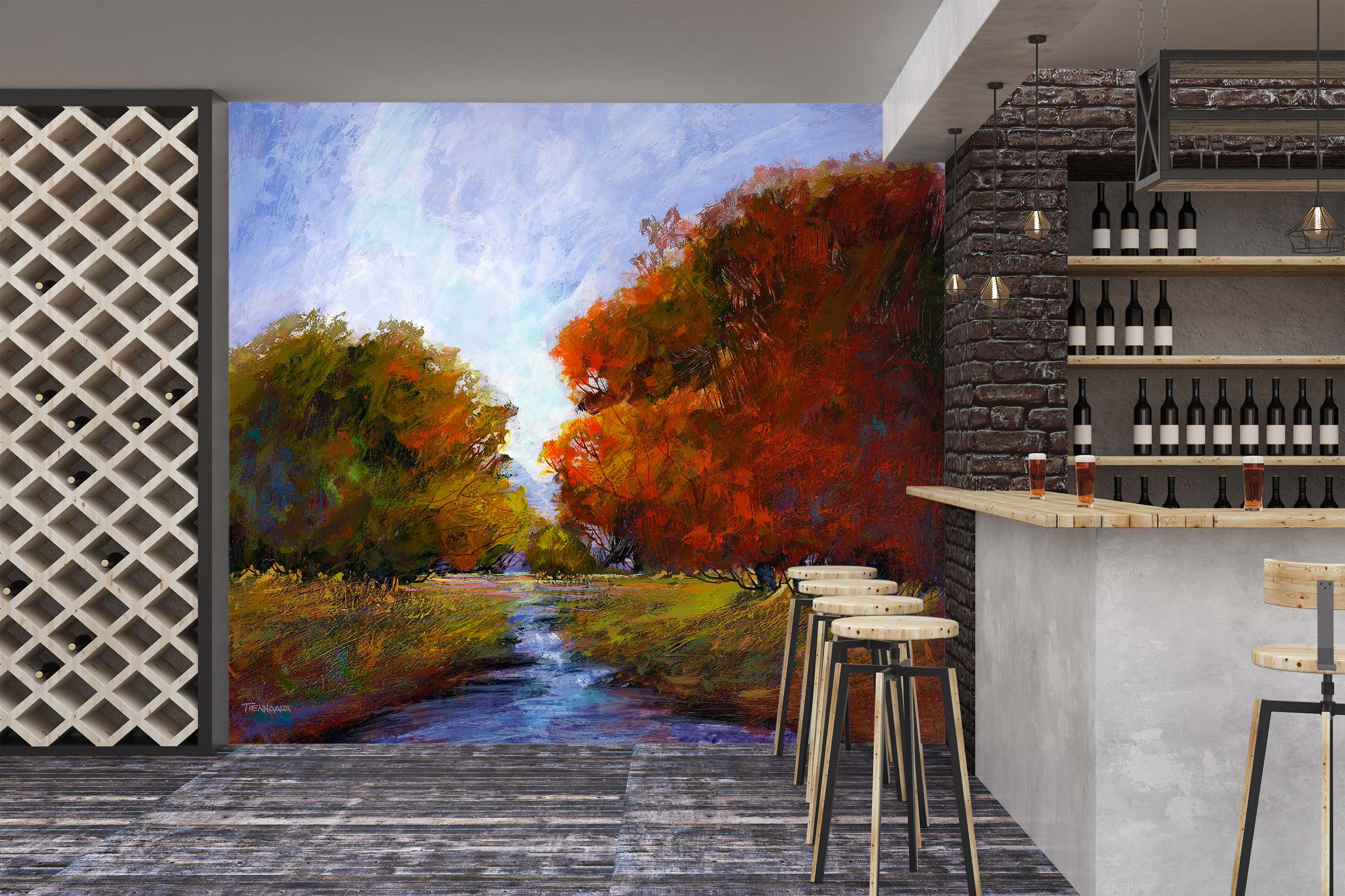 3D Red Maple Leaf 1501 Michael Tienhaara Wall Mural Wall Murals