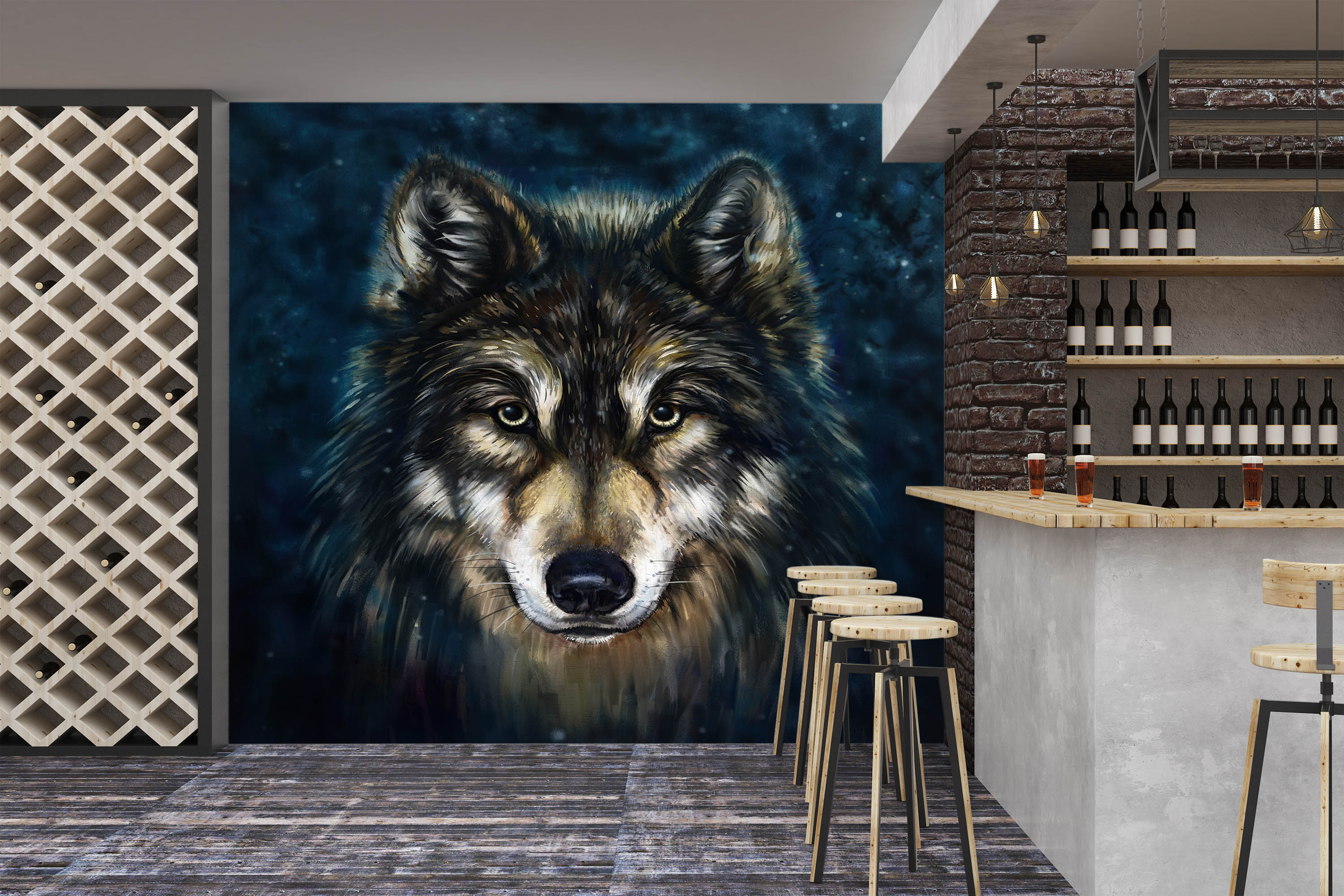 3D Wolf 58142 Wall Murals