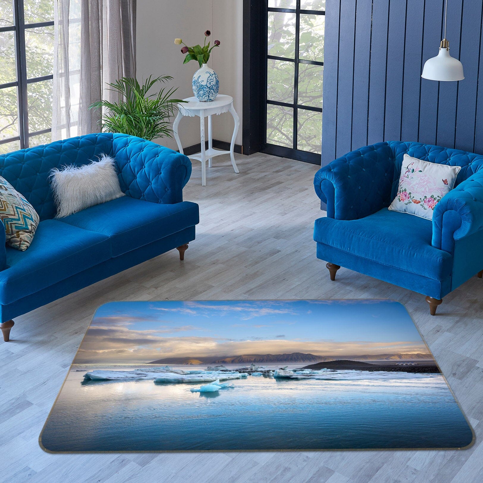 3D Blue Sea 1123 Marco Carmassi Rug Non Slip Rug Mat Mat AJ Creativity Home 