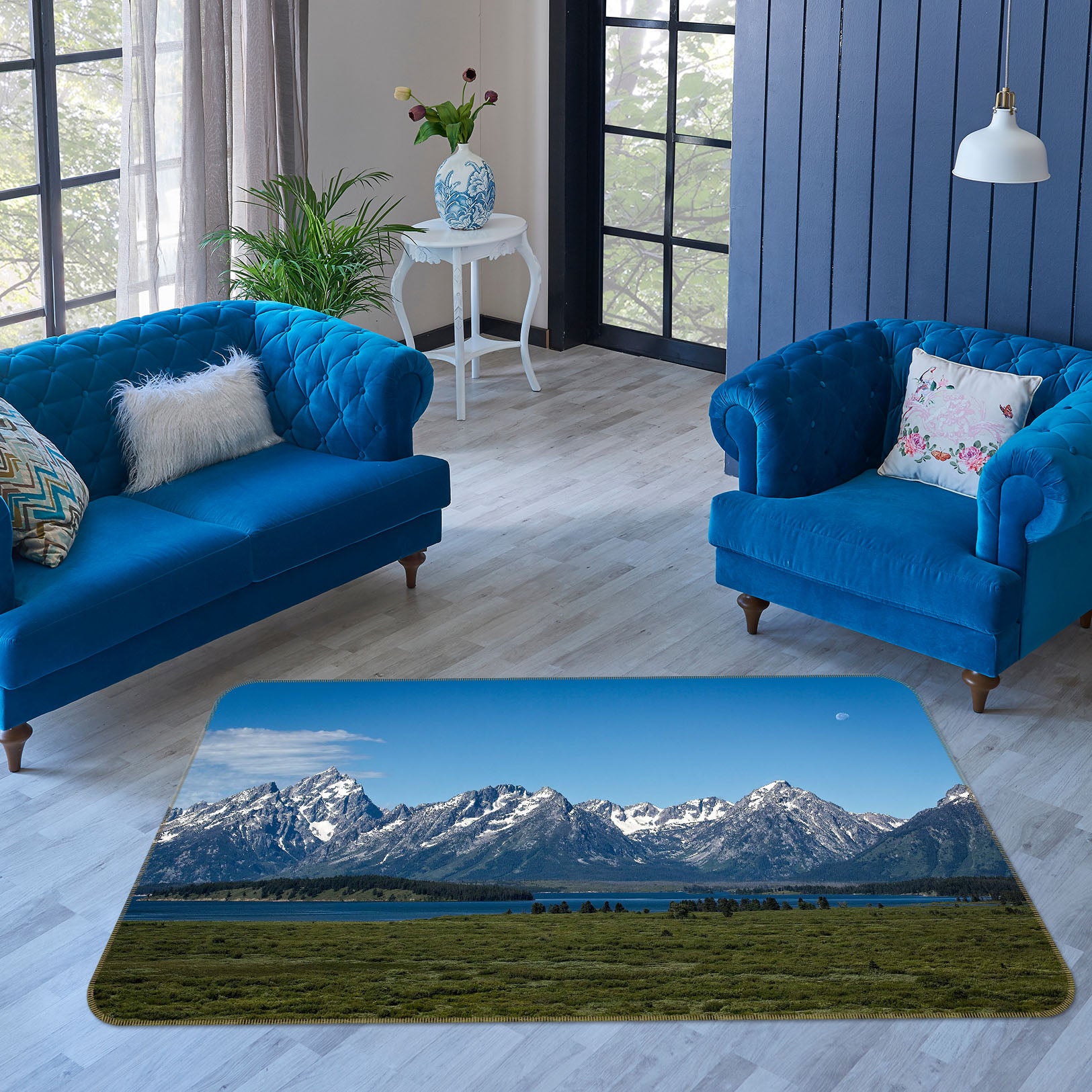 3D Grand Teton 84070 Kathy Barefield Rug Non Slip Rug Mat