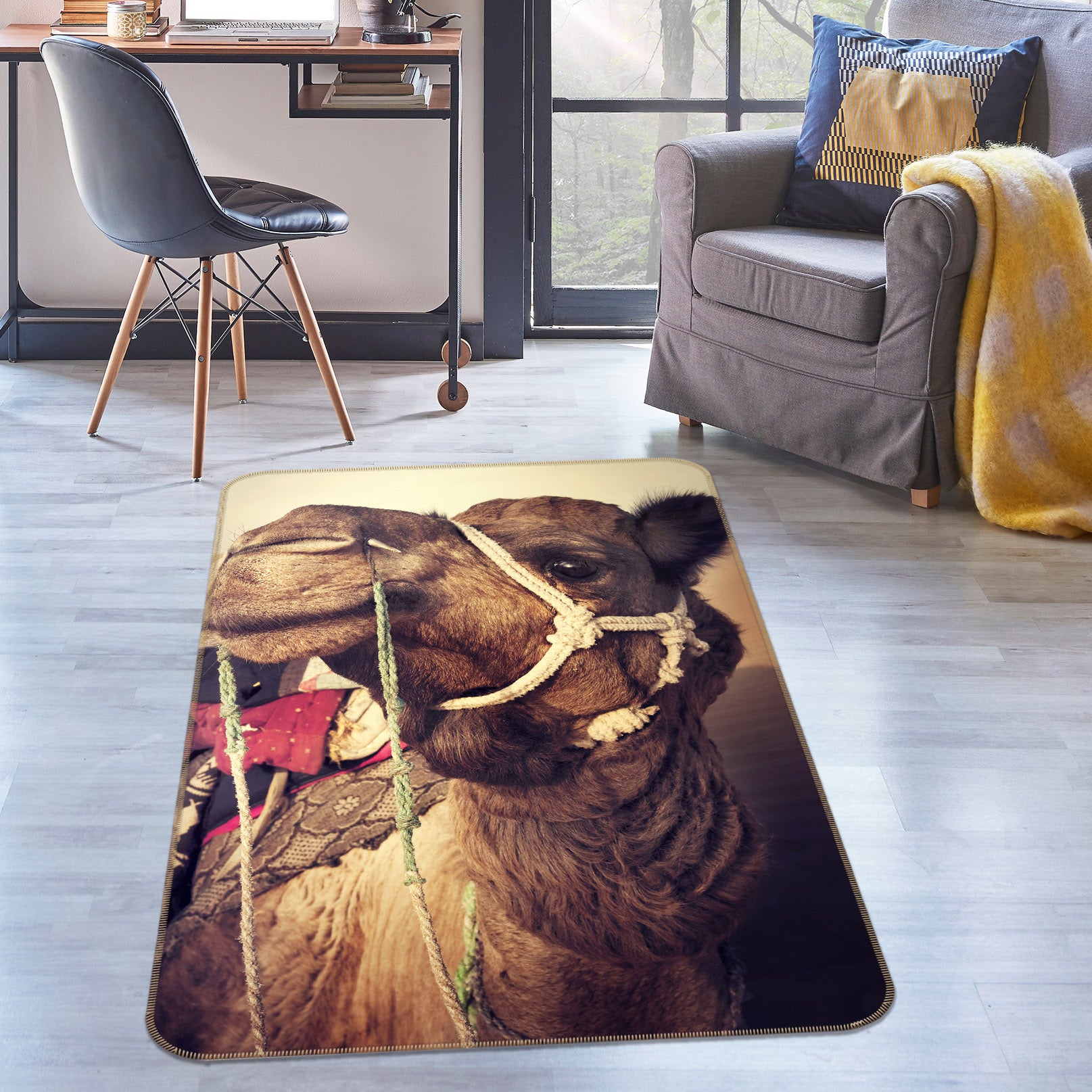 3D Camel 69035 Animal Non Slip Rug Mat