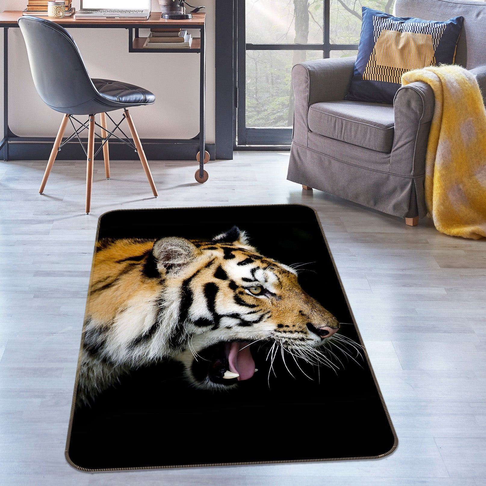 3D Tiger 38190 Animal Non Slip Rug Mat