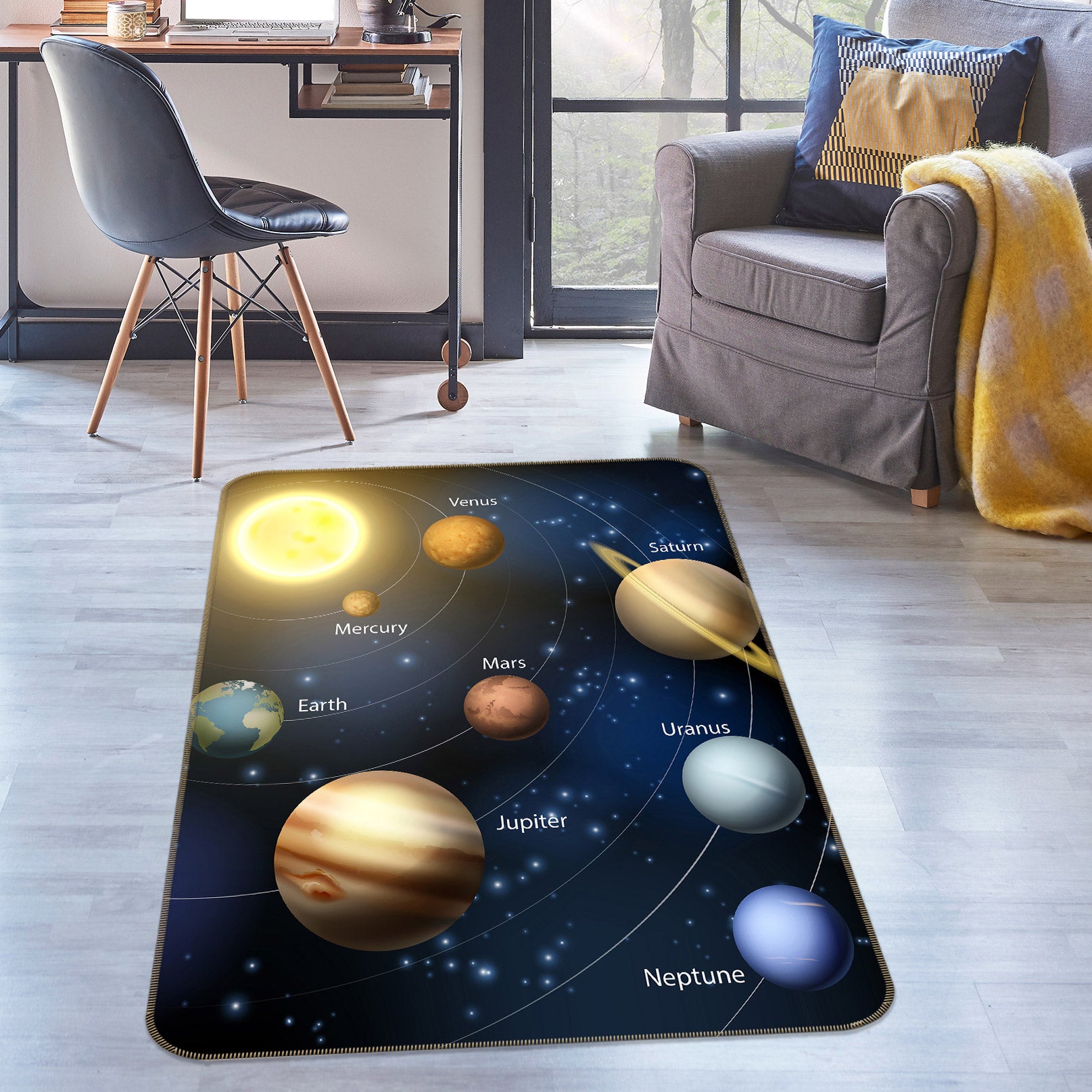 3D Planet 77251 Non Slip Rug Mat