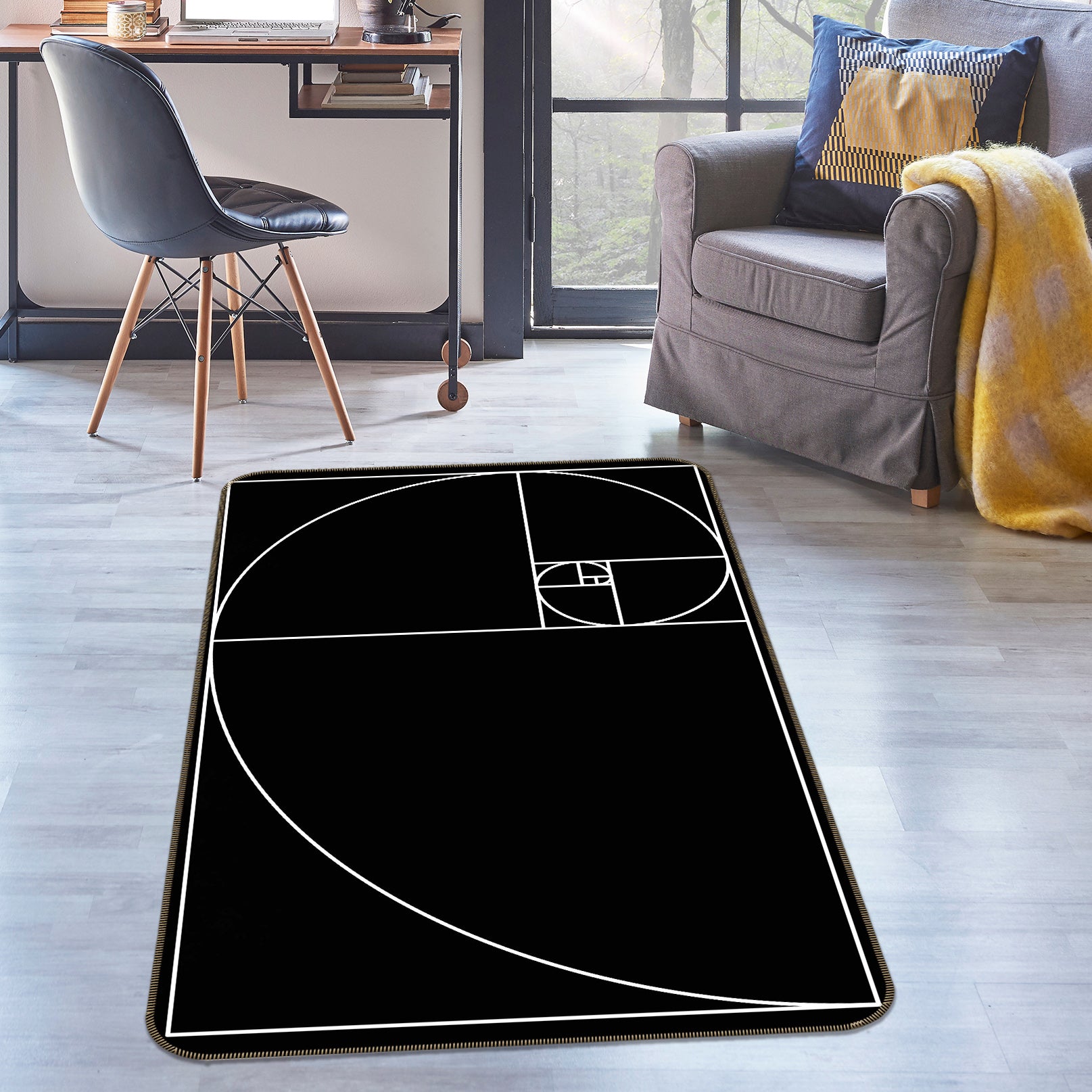 3D Proportio Devina 1100 Boris Draschoff Rug Non Slip Rug Mat