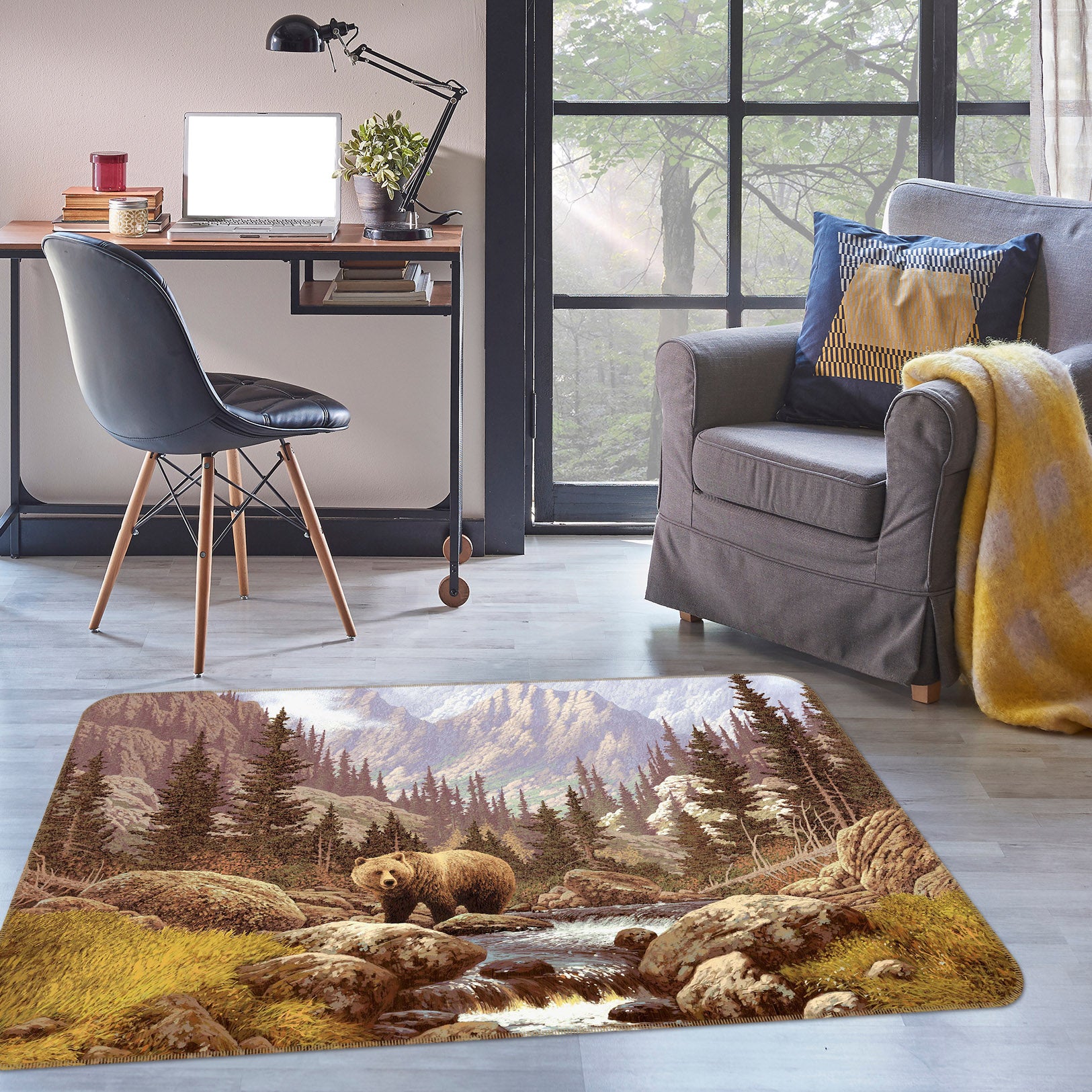 3D Bear 38153 Animal Non Slip Rug Mat