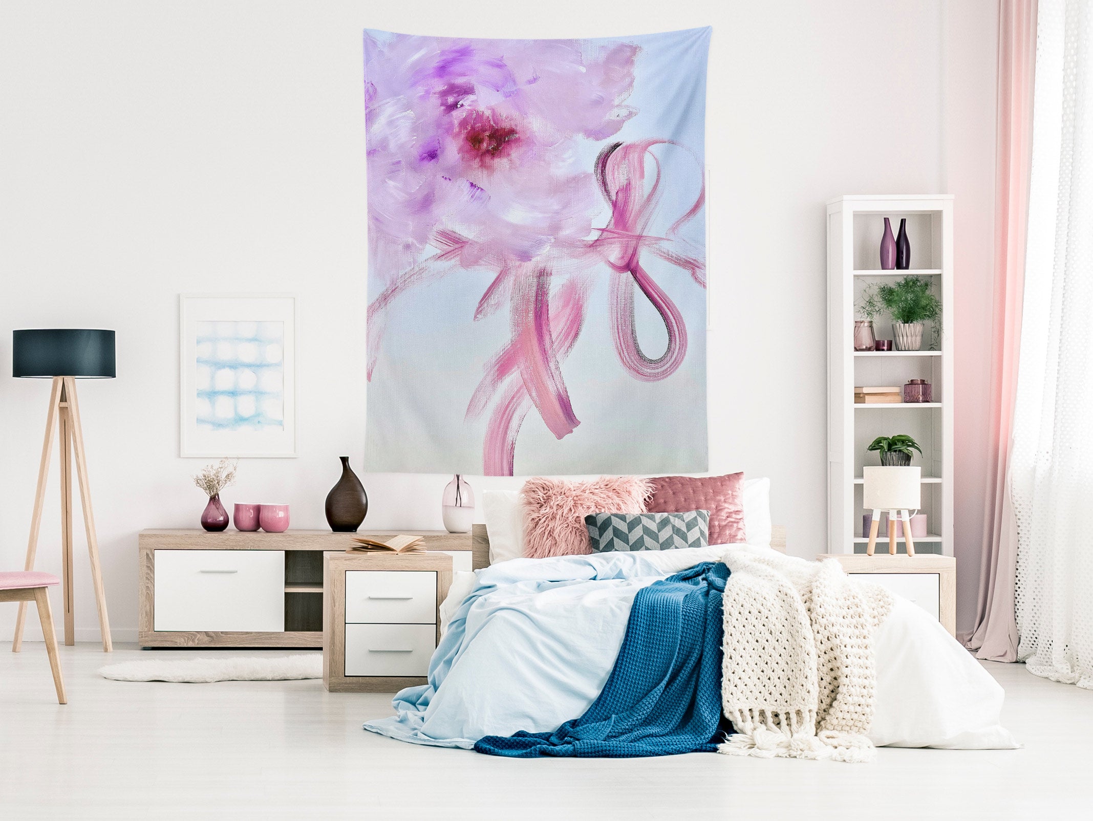 3D Pink Purple 3466 Skromova Marina Tapestry Hanging Cloth Hang