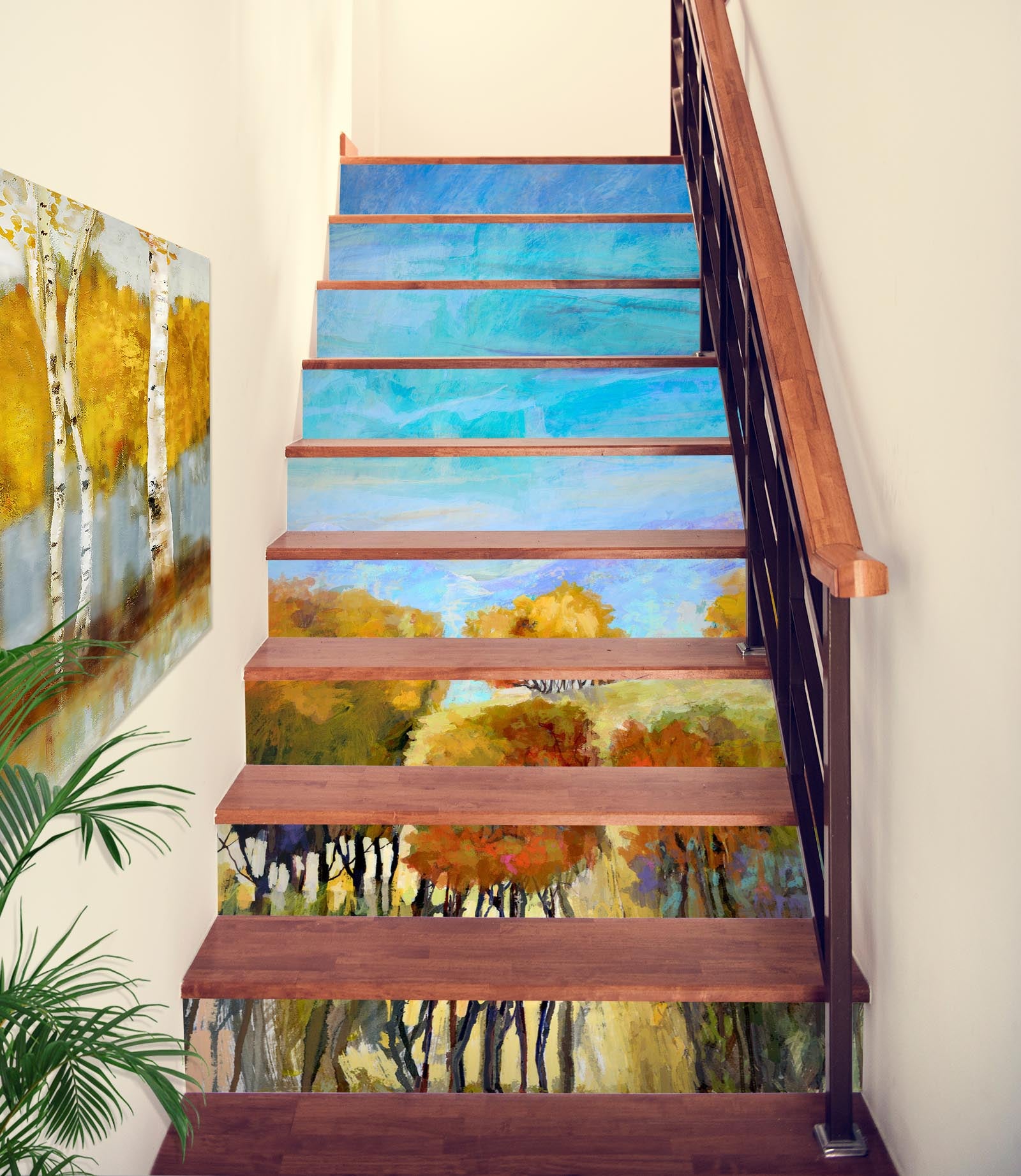 3D Trees Forest 104193 Michael Tienhaara Stair Risers