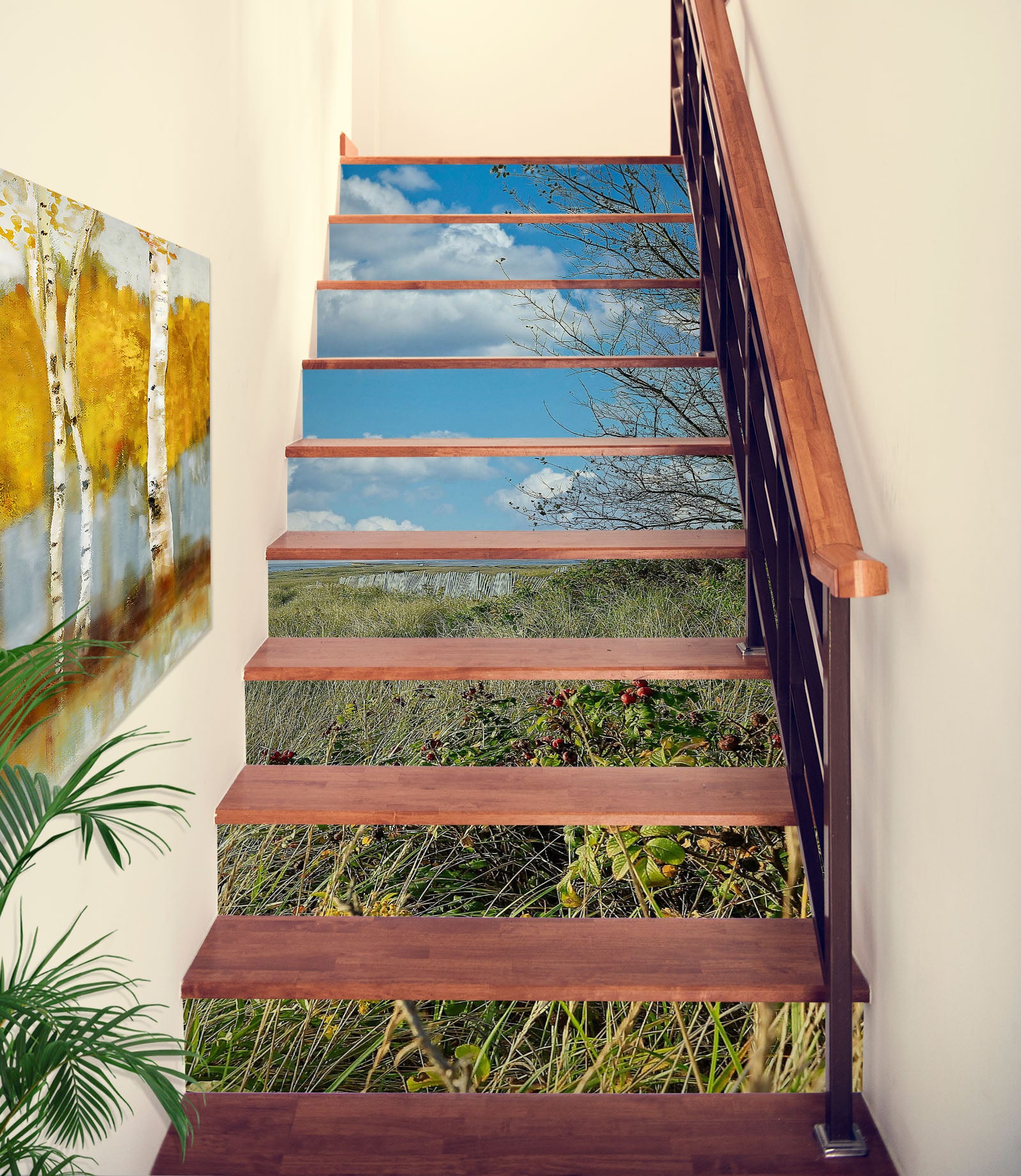 3D Grass 94106 Kathy Barefield Stair Risers