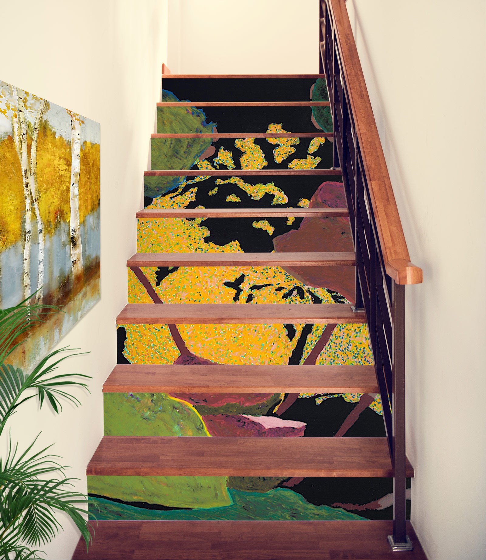 3D Pond Leaves 90131 Allan P. Friedlander Stair Risers