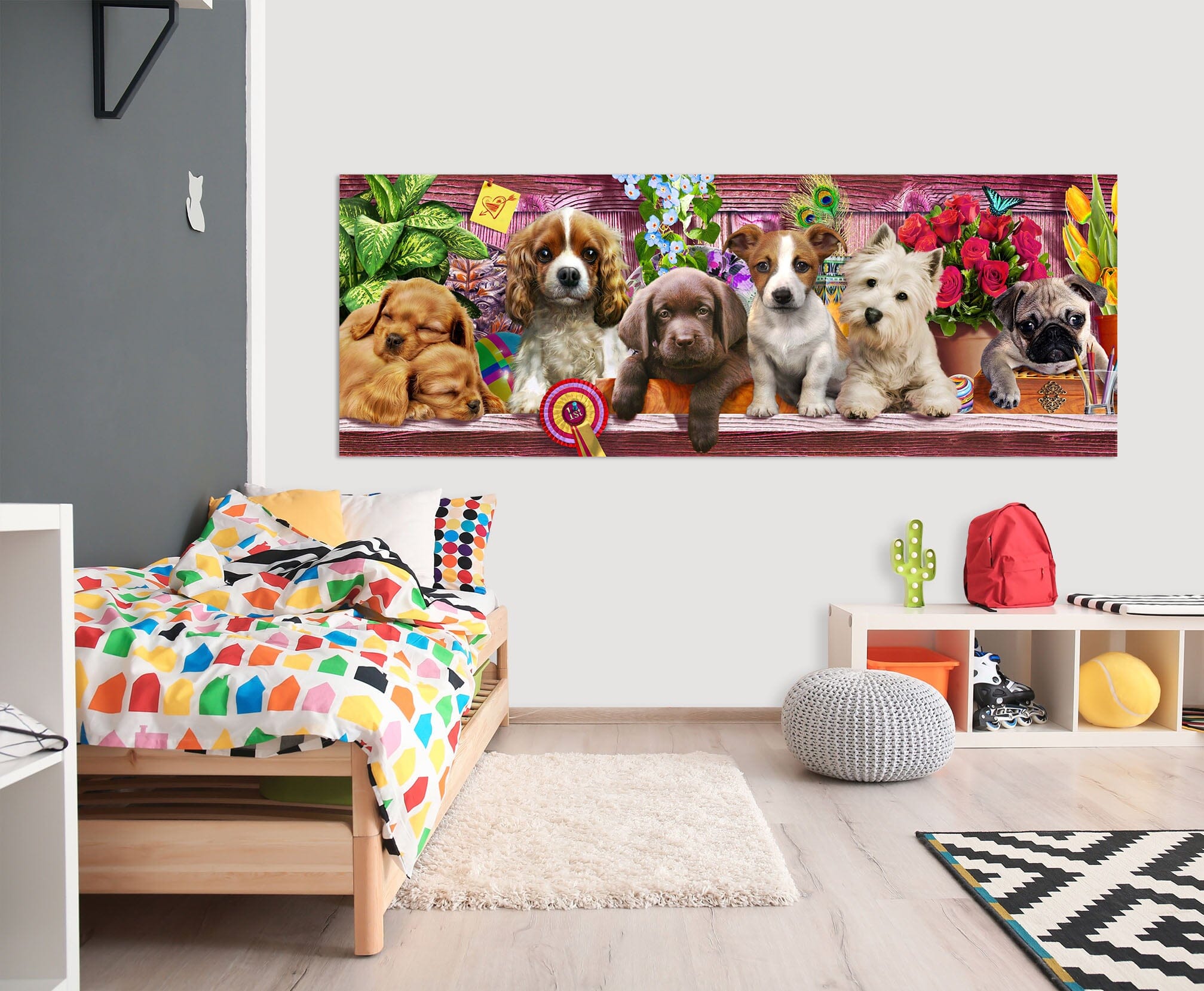 3D Cute Dog 006 Adrian Chesterman Wall Sticker Wallpaper AJ Wallpaper 2 