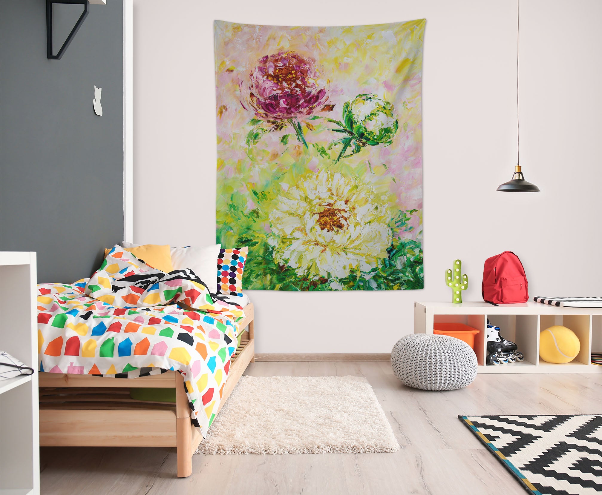 3D Chrysanthemum 3670 Skromova Marina Tapestry Hanging Cloth Hang