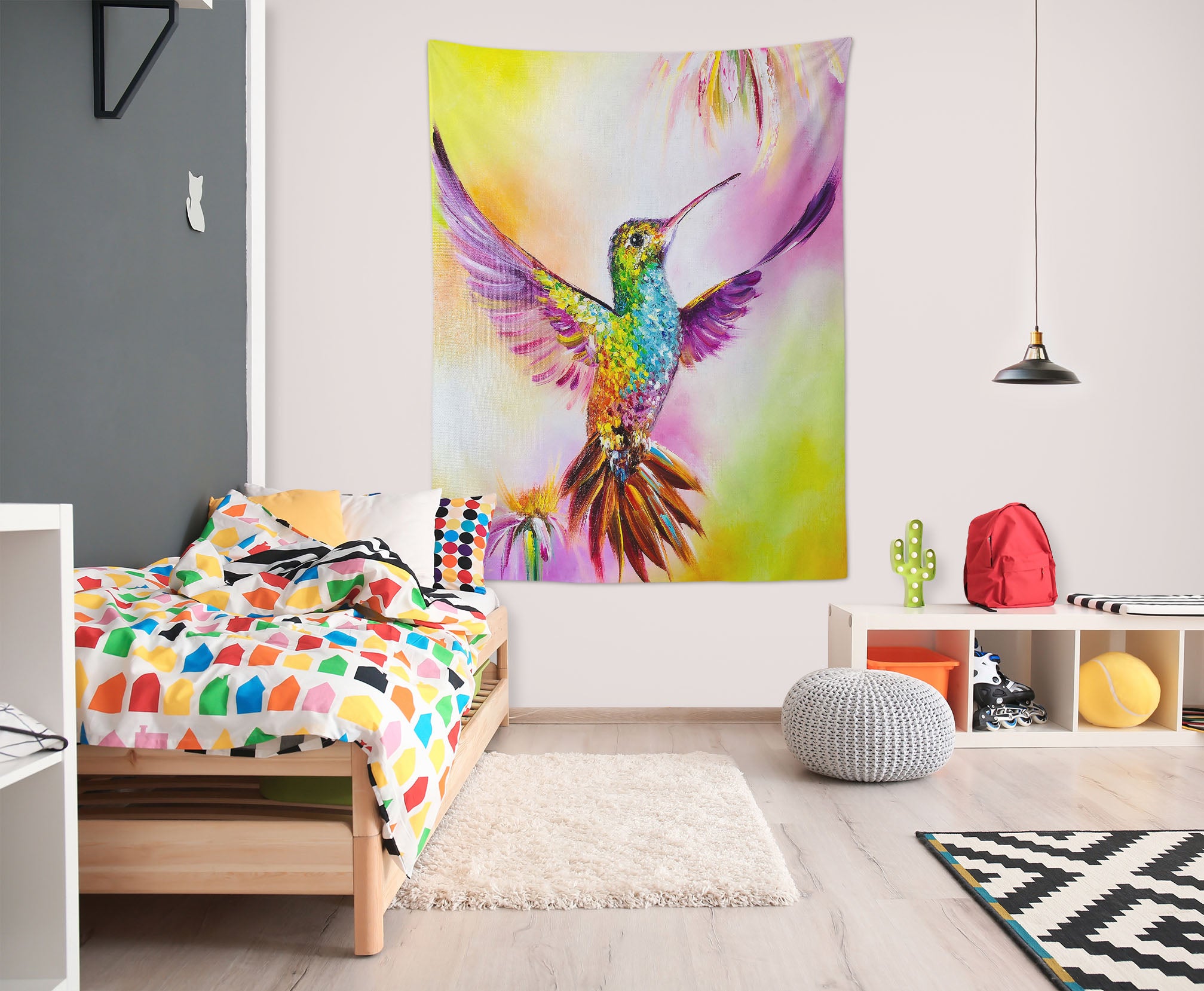 3D Colorful Bird 3642 Skromova Marina Tapestry Hanging Cloth Hang