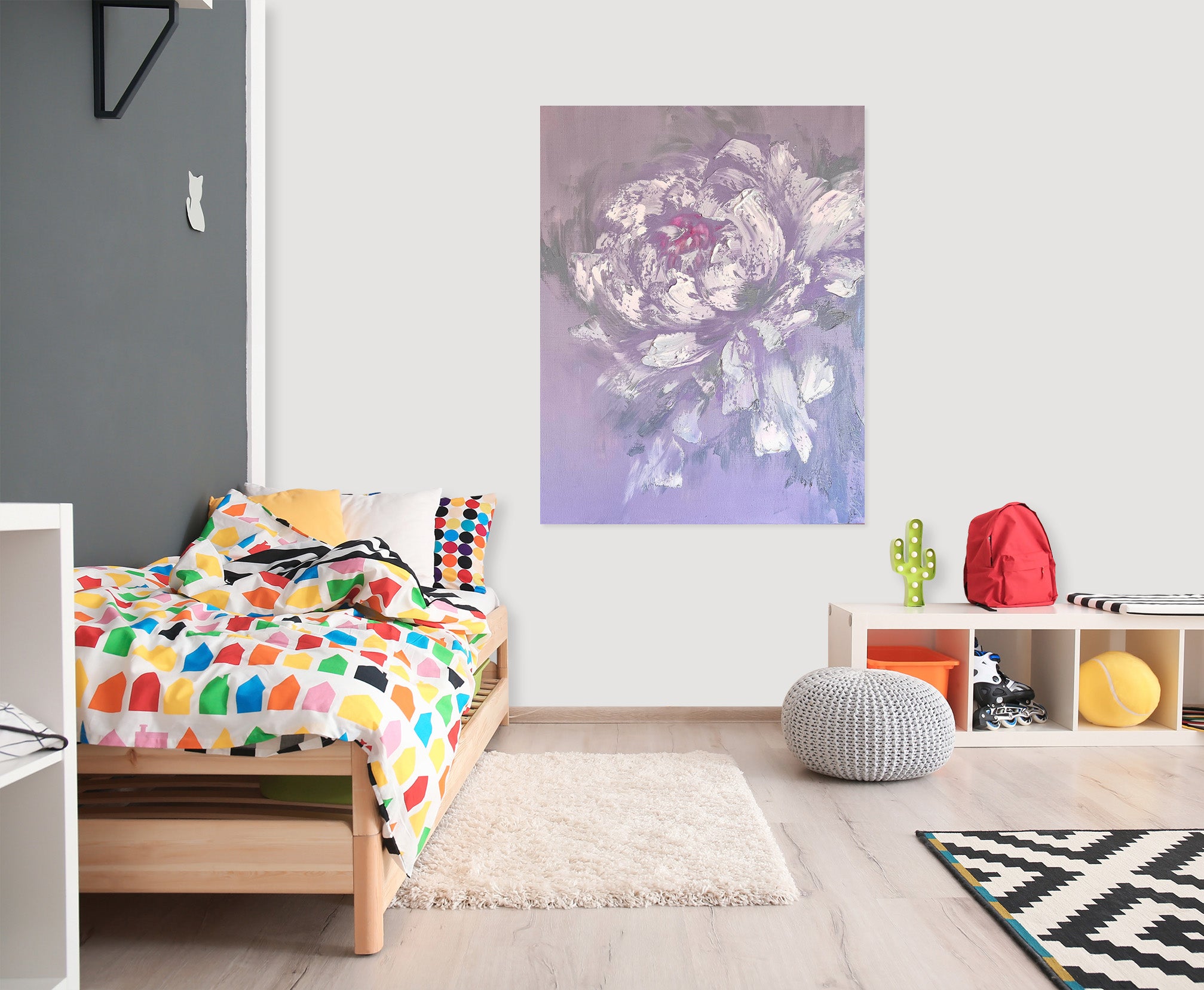 3D Painted Flowers 2605 Skromova Marina Wall Sticker