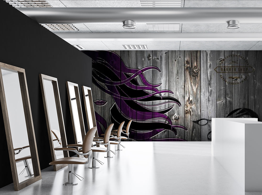 3D Flowing Hair 1506 Wall Murals