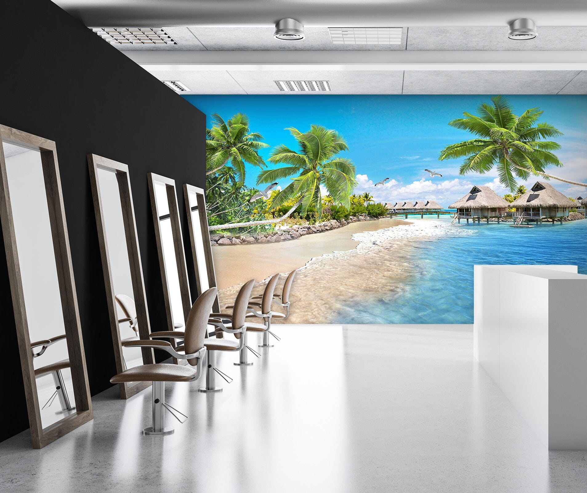 3D Blue Sea Water 365 Wall Murals Wallpaper AJ Wallpaper 2 