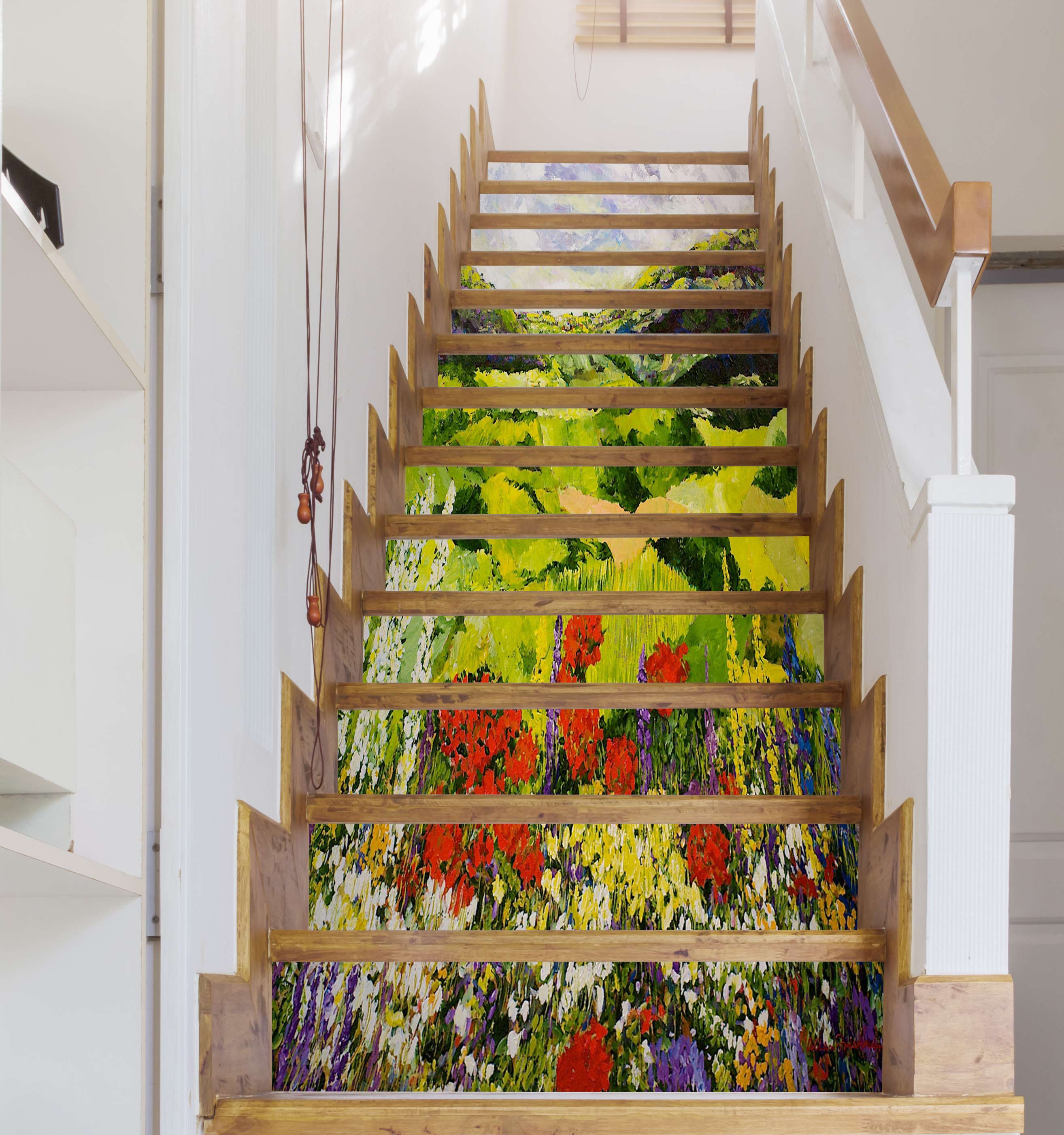 3D Flowers Field Mountain 89216 Allan P. Friedlander Stair Risers