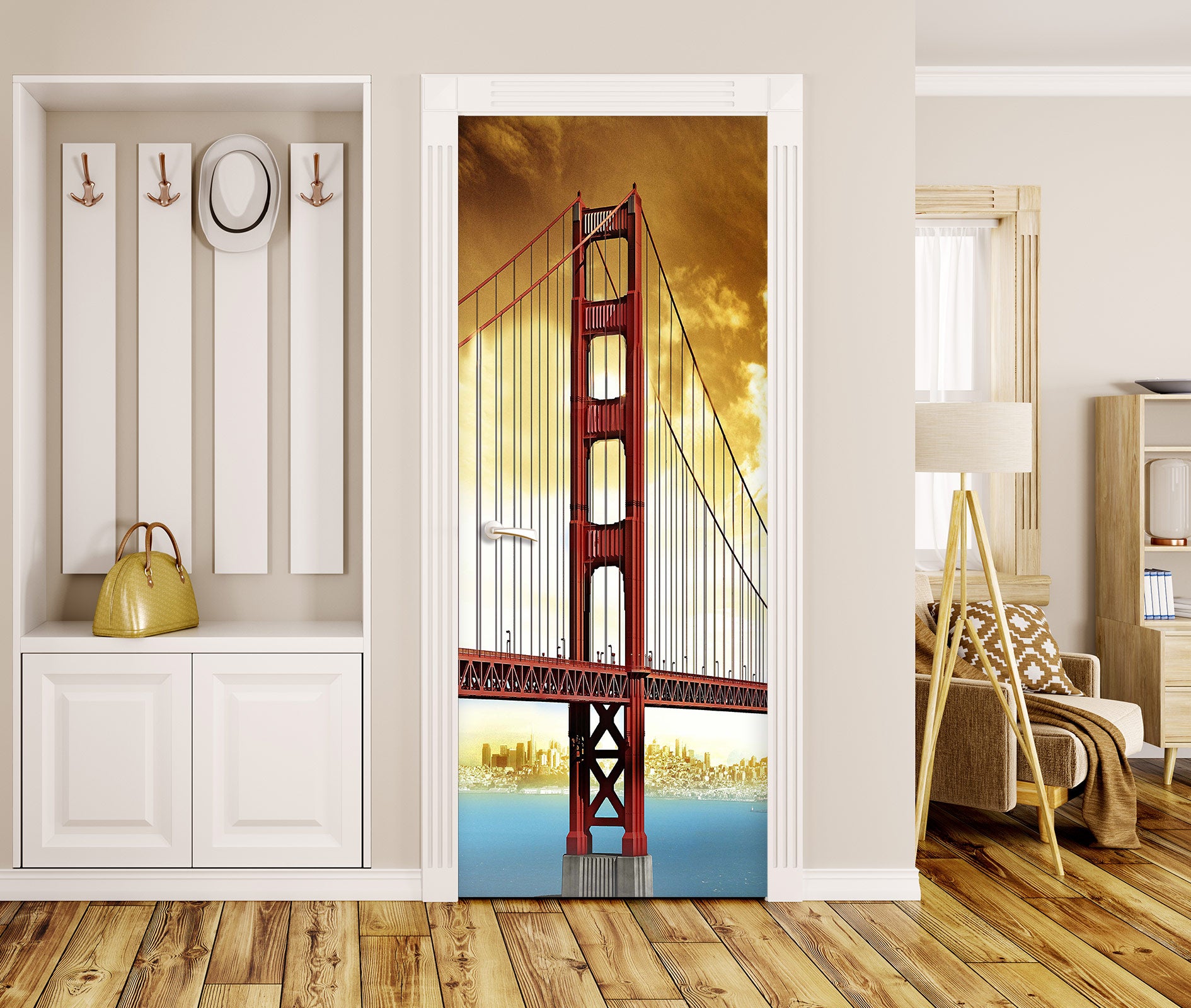 3D Bridge 24055 Door Mural